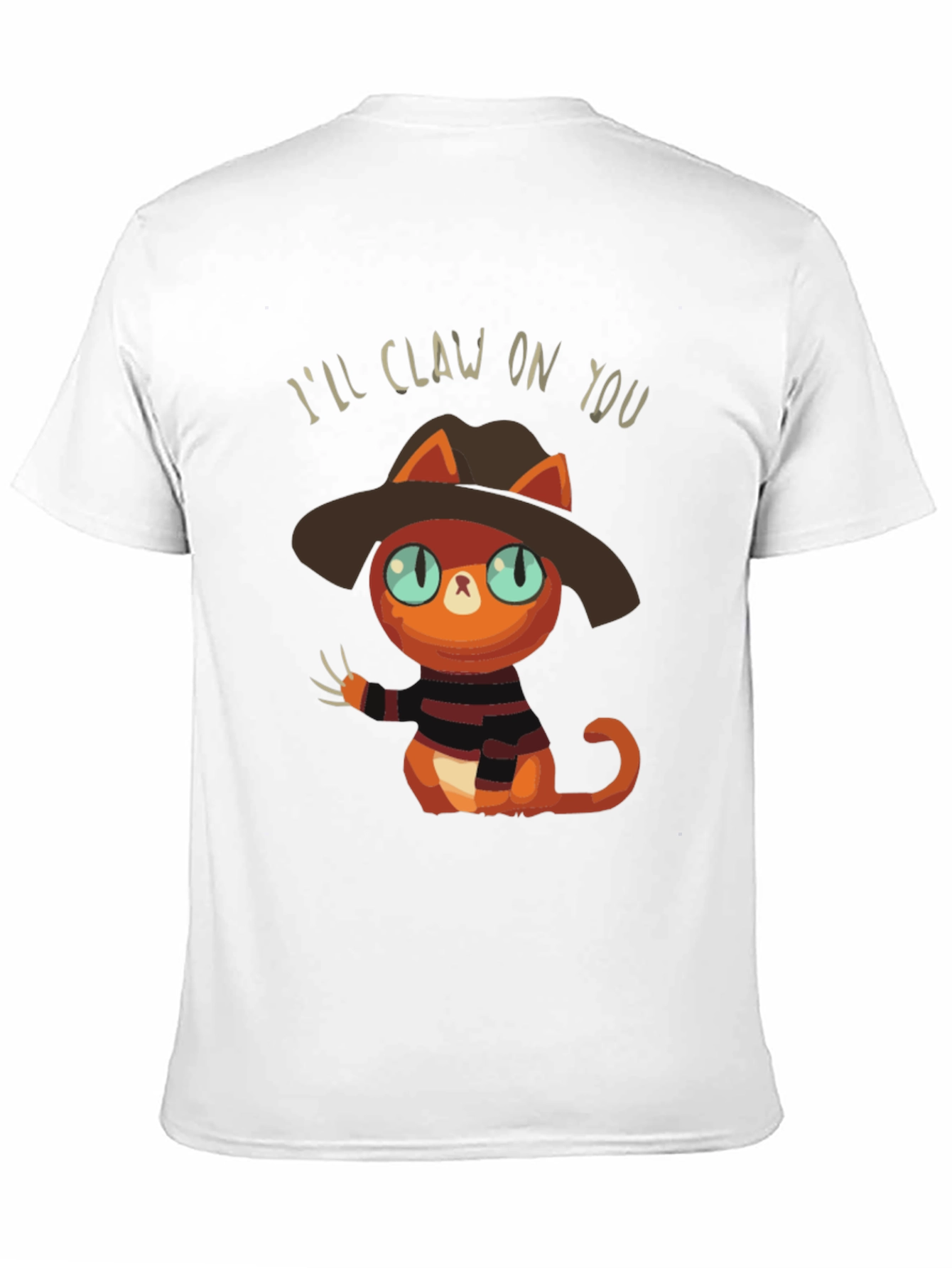 Black I'll Claw On You Cat Graphic Tee view 11