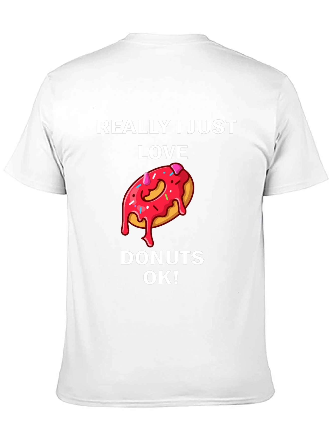 Black Donut Lover T-Shirt - Foodie Graphic Tee view 11