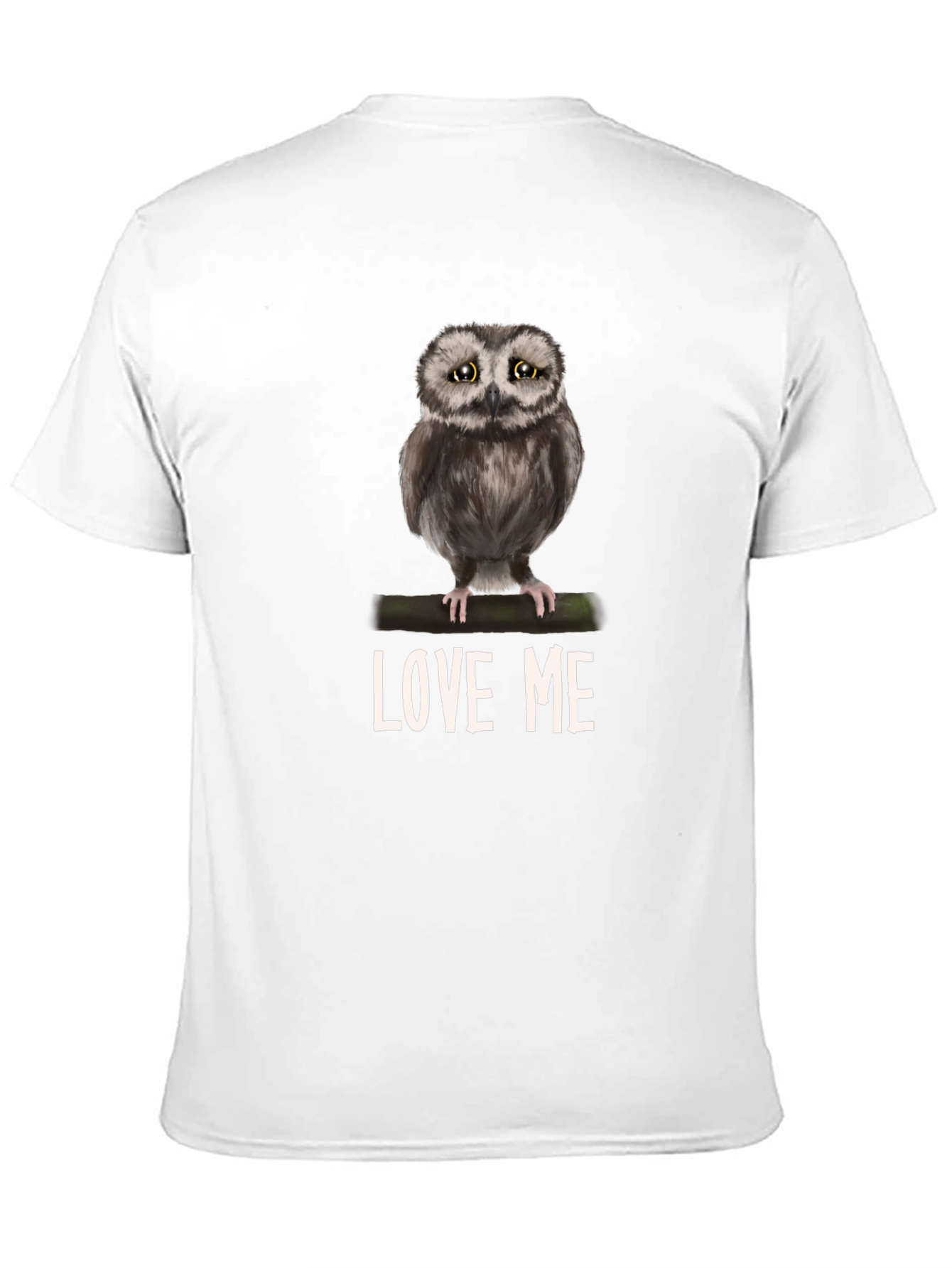 Black Owl Love Me Graphic T-Shirt view 11