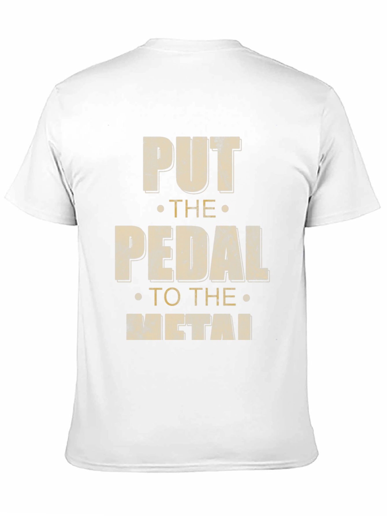 Black Put the Pedal to the Metal Graphic Tee view 11