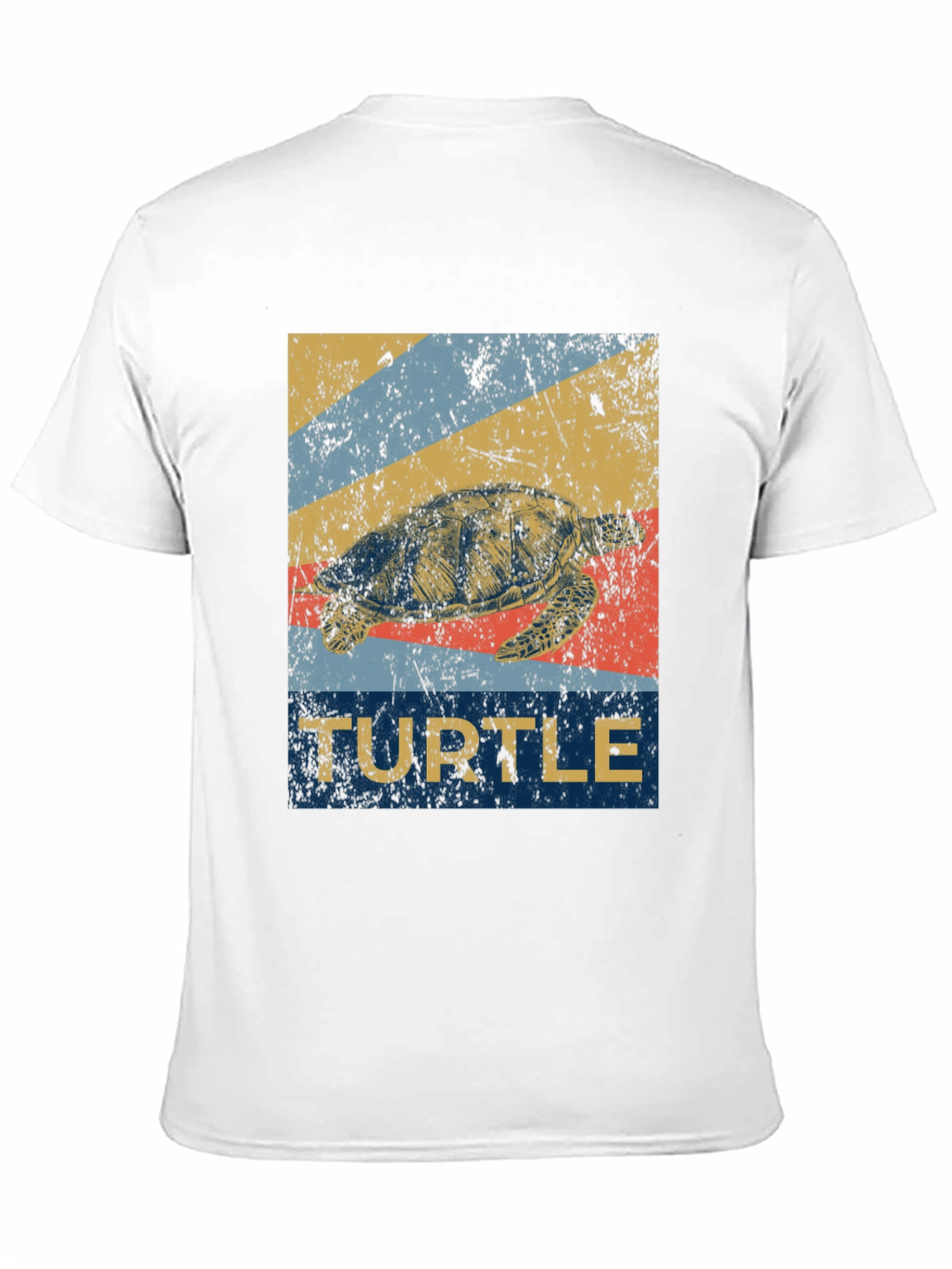 Black Vintage Turtle T-Shirt - Retro Sea Life Graphic Tee view 11