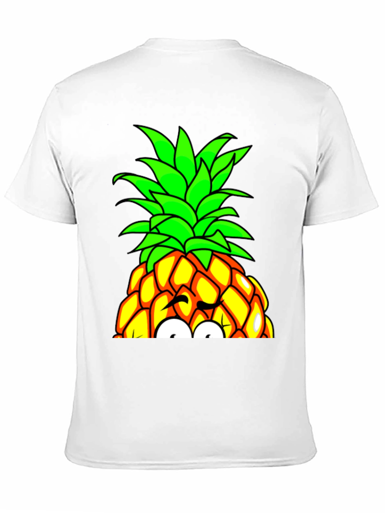 Black Fun Pineapple Graphic Tee - Quirky Design view 11