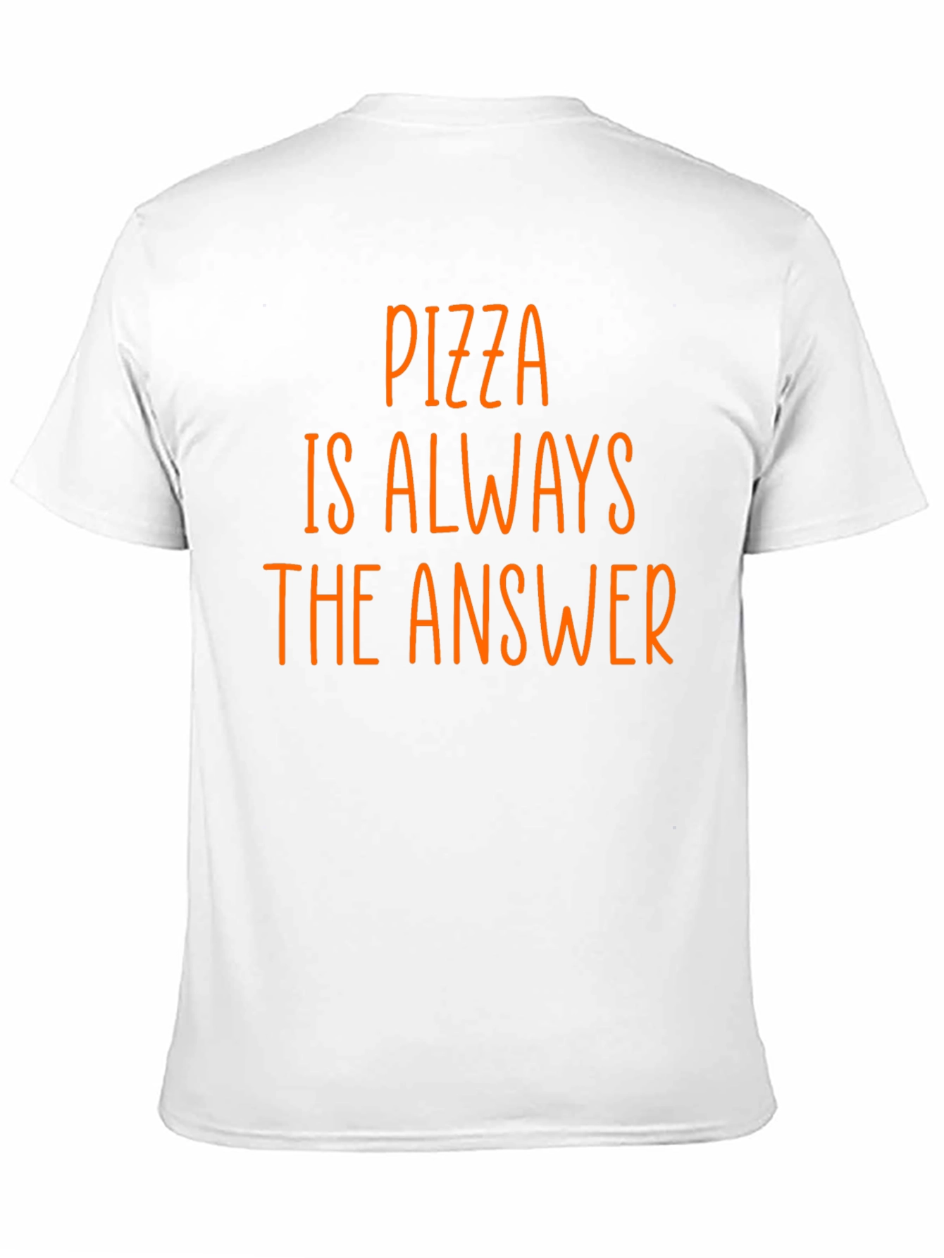 Black Pizza Is Always The Answer Graphic Tee view 11