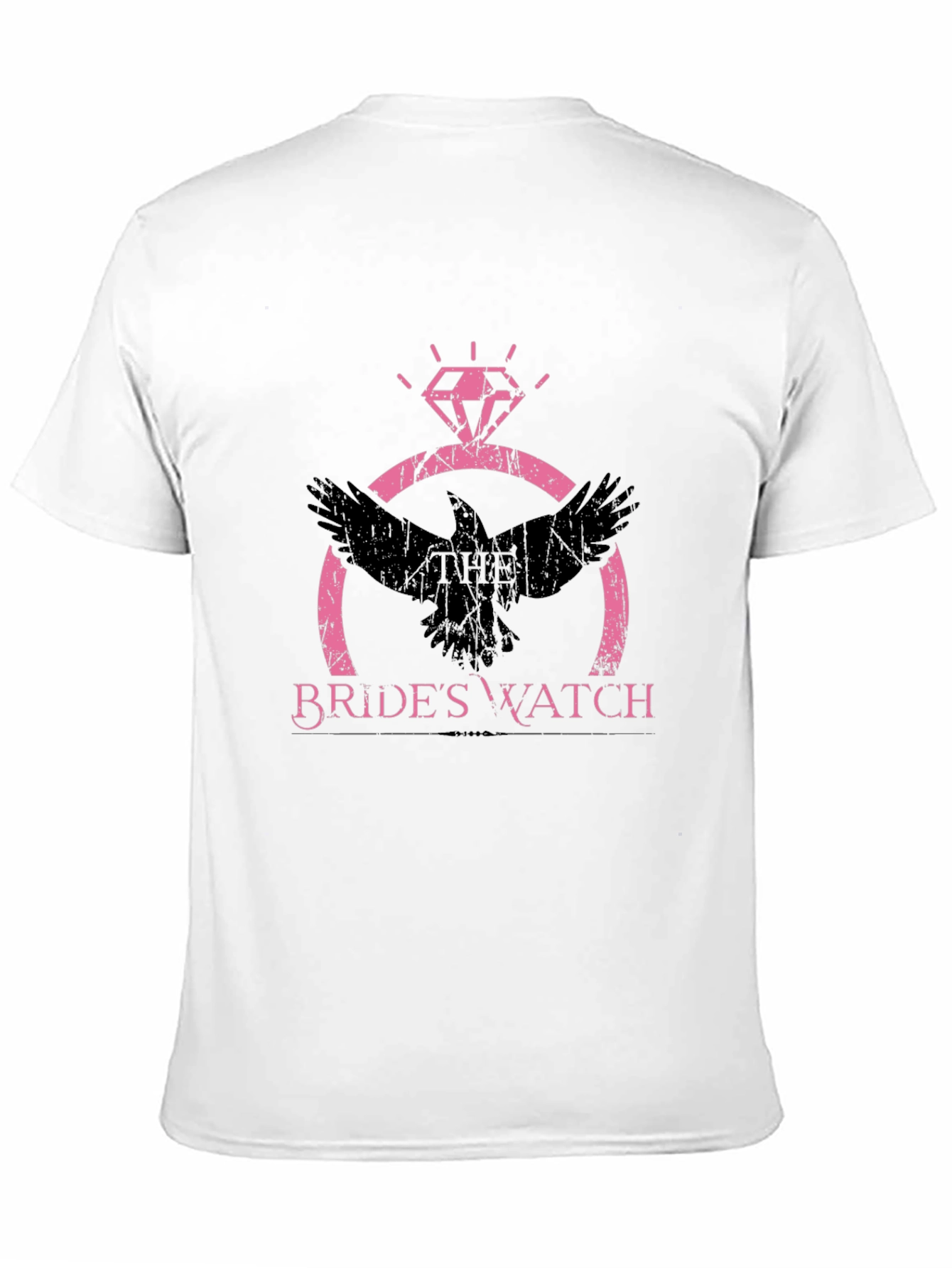 Black Bride's Watch Raven Graphic T-Shirt view 11