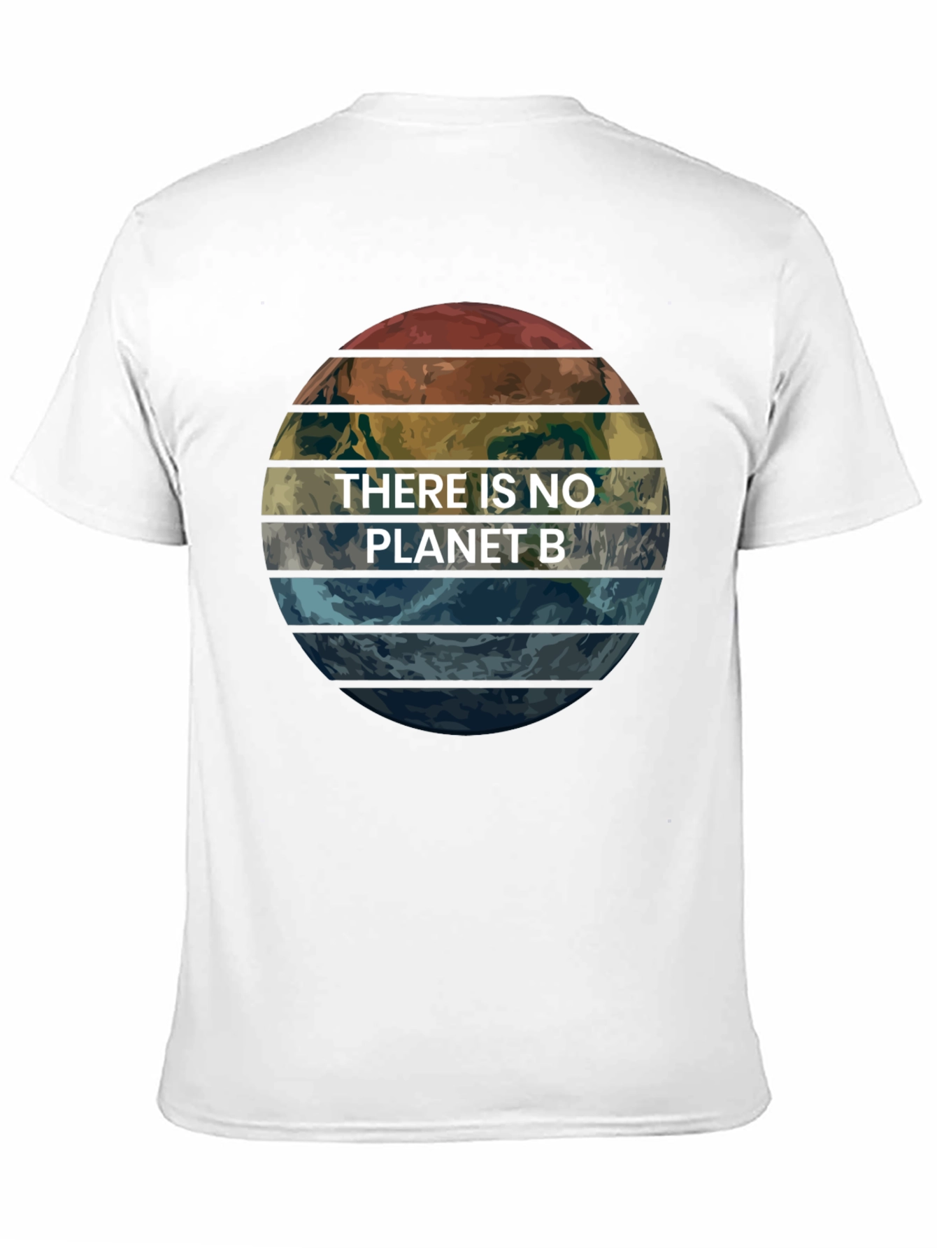 Black There Is No Planet B Earth Graphic T-Shirt view 11