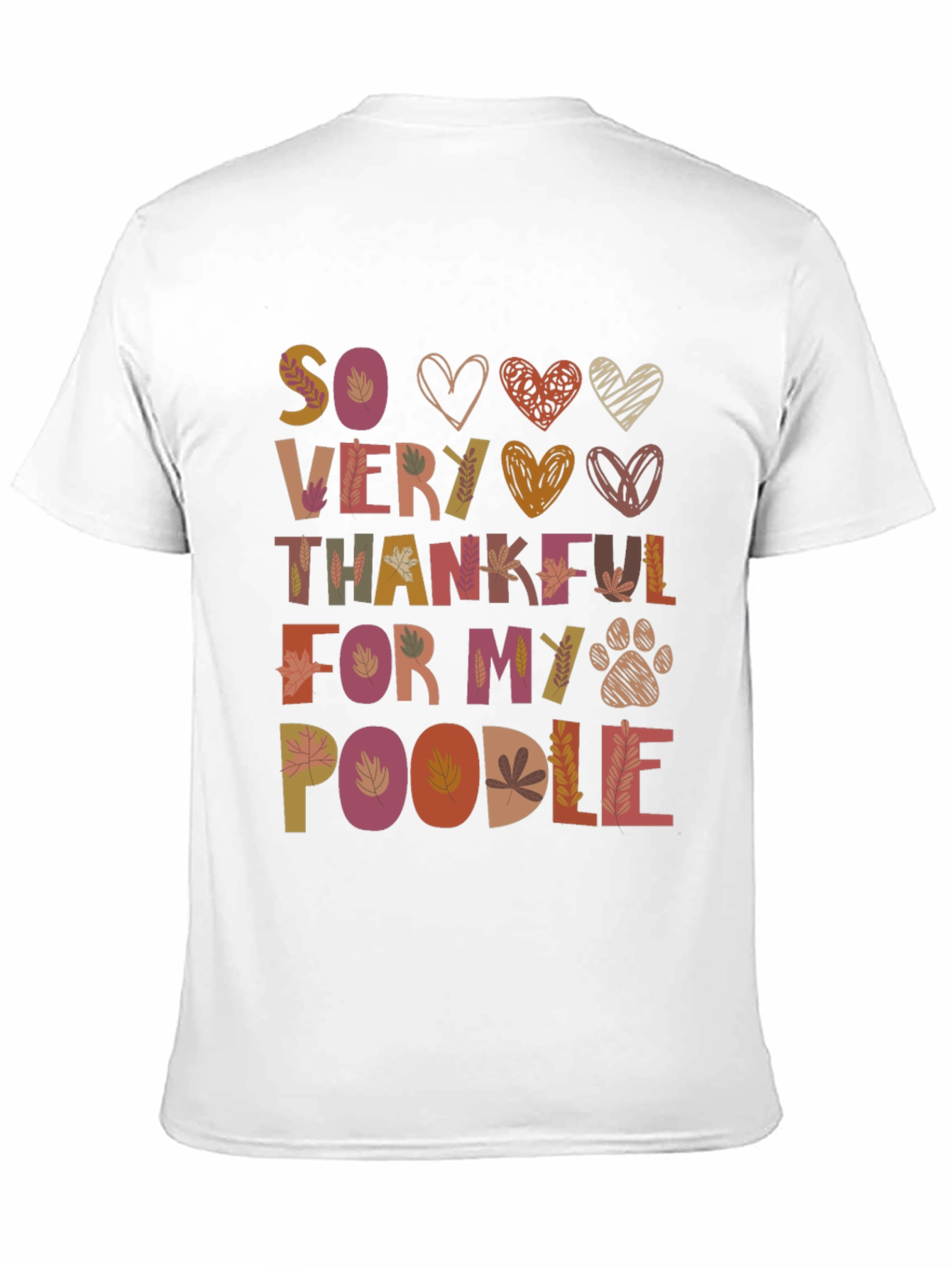 Black So Very Thankful For My Poodle Shirt view 11