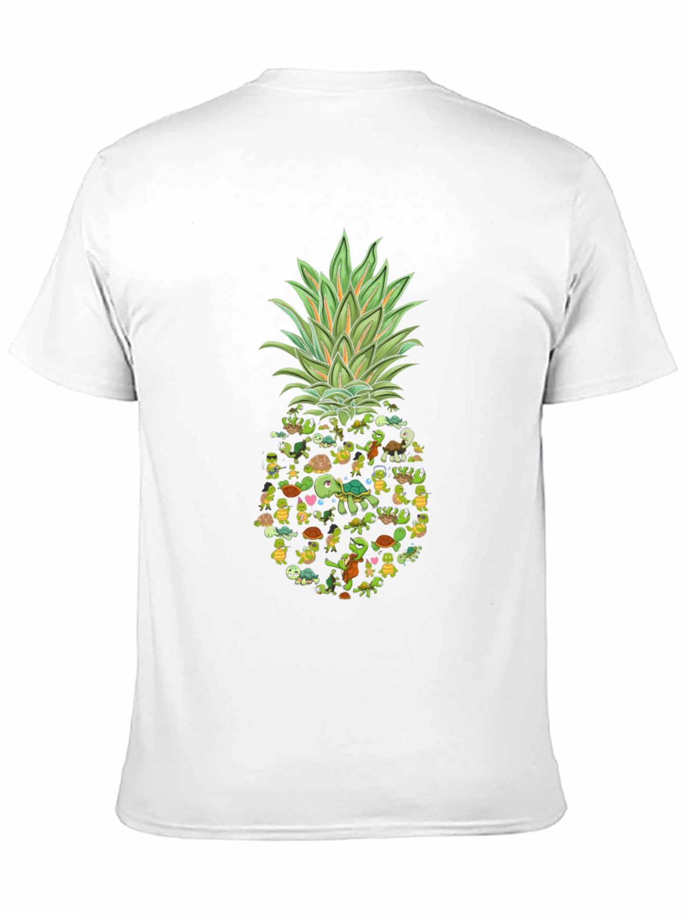Black Turtle Pineapple Graphic Tee view 11