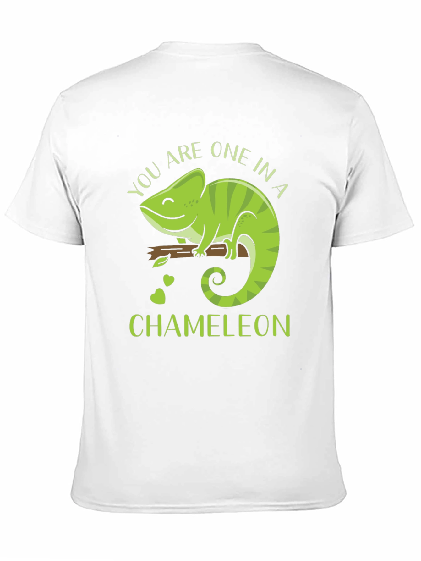 Black You Are One in a Chameleon Graphic T-Shirt view 11
