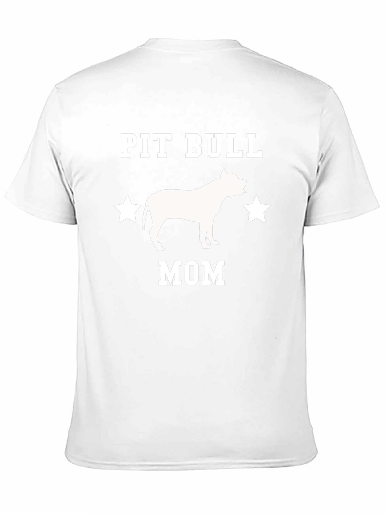 Black Pit Bull Mom Graphic T-Shirt - Dog Lover Tee view 11