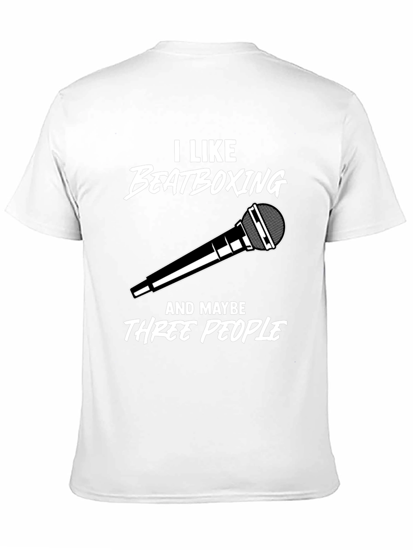 Black I Like Beatboxing T-Shirt - Funny Musician Tee view 11