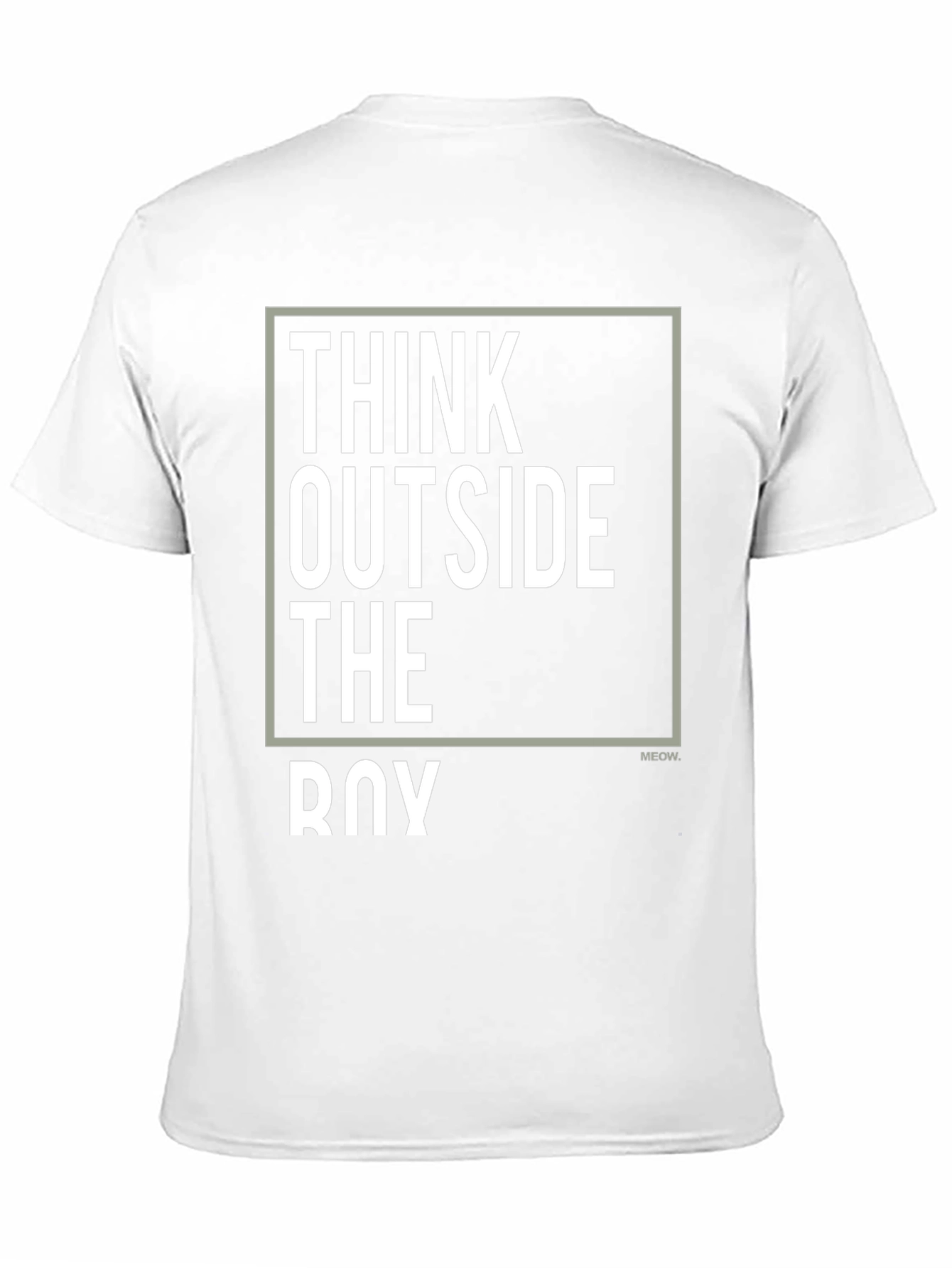 Black Think Outside the Box Graphic T-Shirt - Black view 11