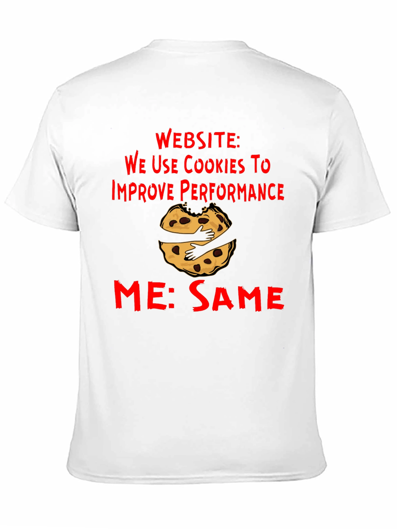 Black Cookie Lover T-Shirt - Funny Graphic Tee view 11