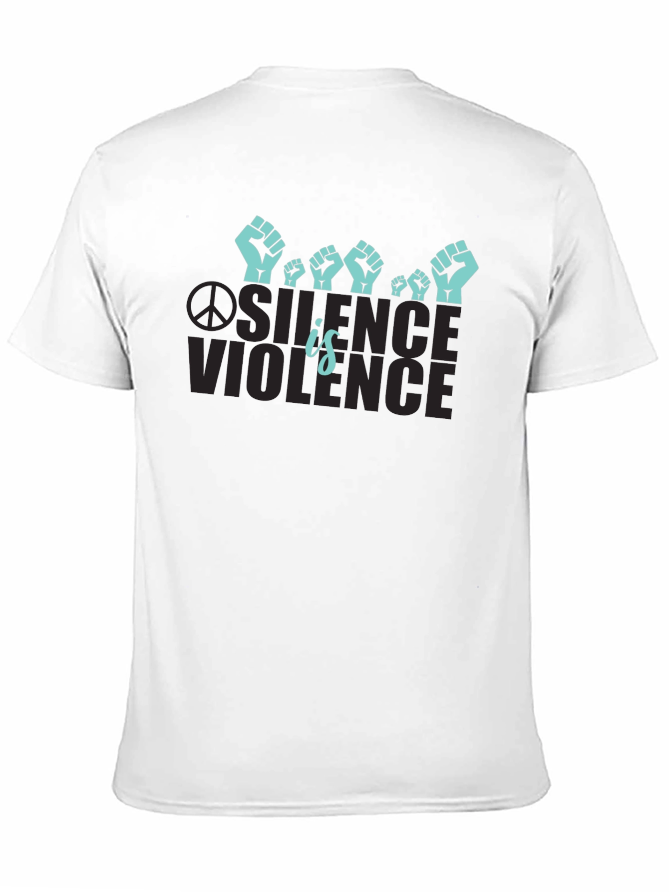 Black Silence is Violence Graphic Tee view 11