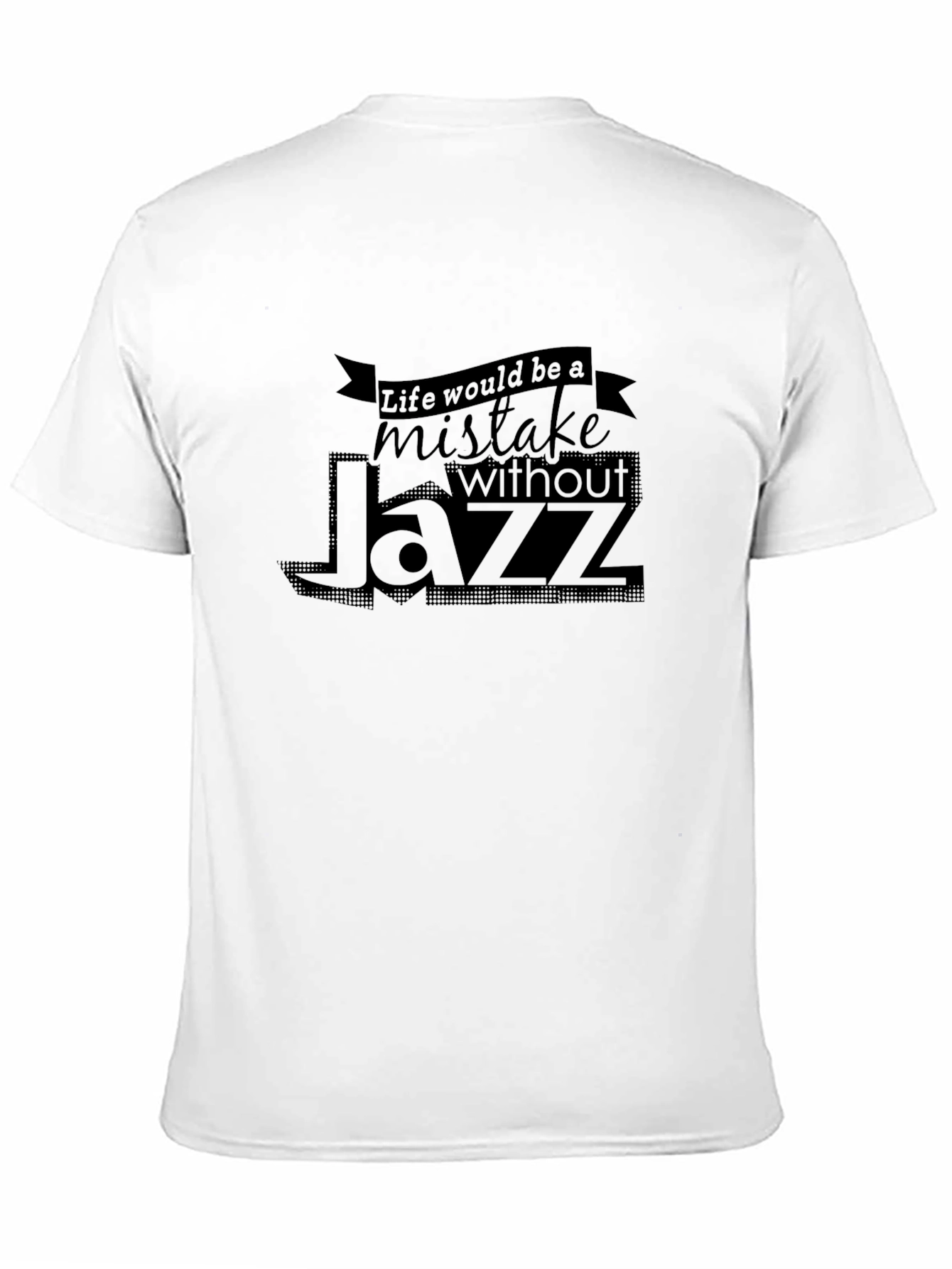 Black Life Without Jazz Black Graphic Tee view 11