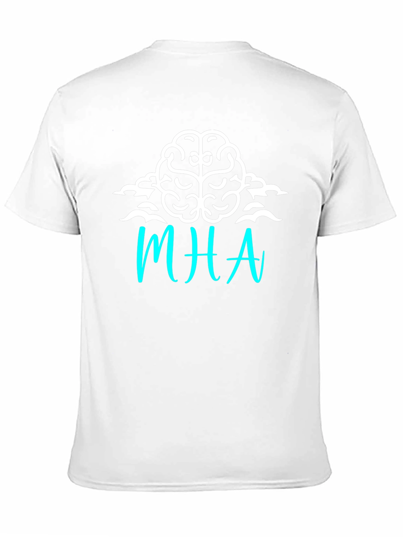 Black MHA Brain Graphic Tee - Soft Cotton Blend view 11