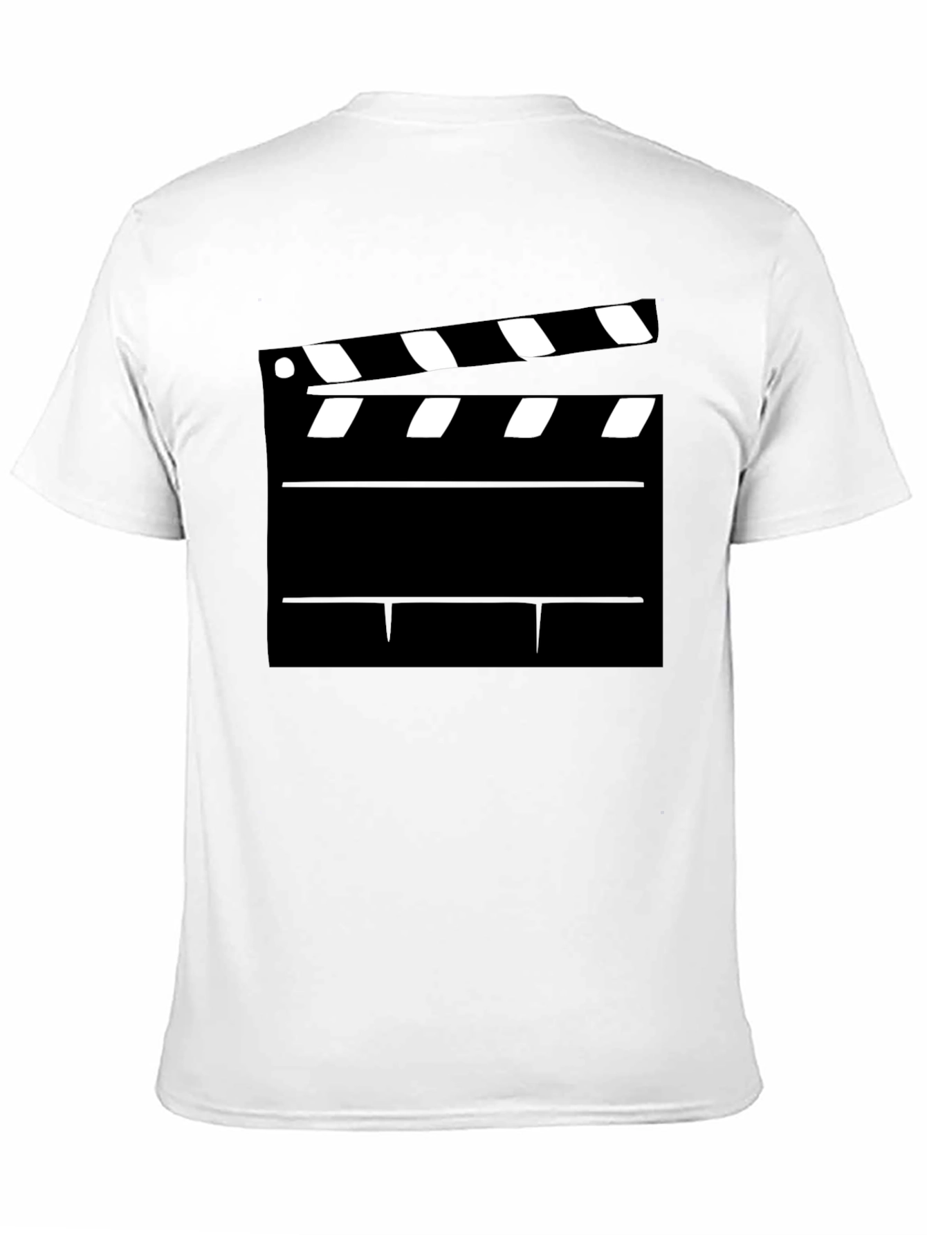 Black Movie Clapperboard Graphic T-Shirt - Film Lover Tee view 11