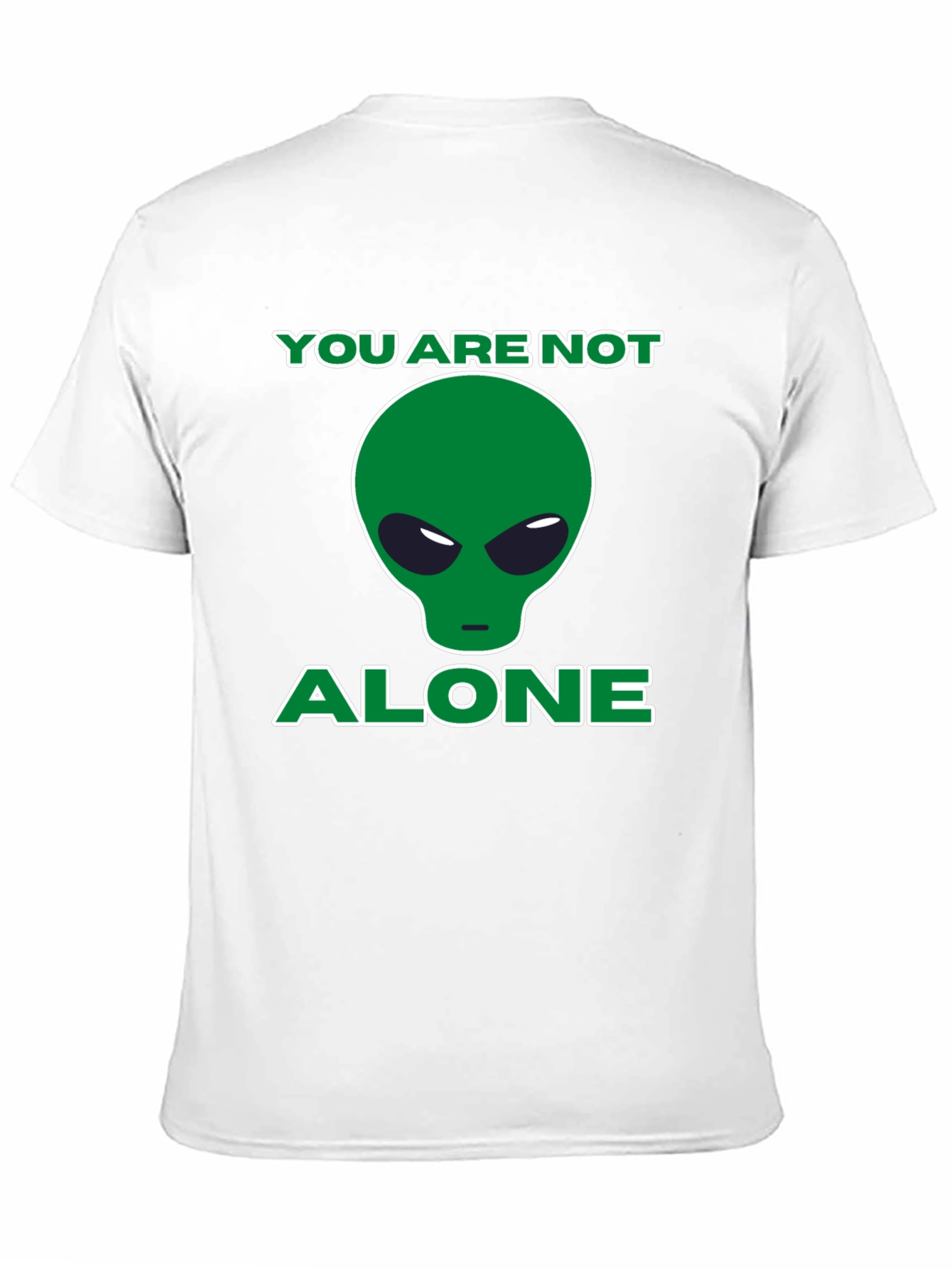 Black Alien Graphic T-Shirt - You Are Not Alone view 11