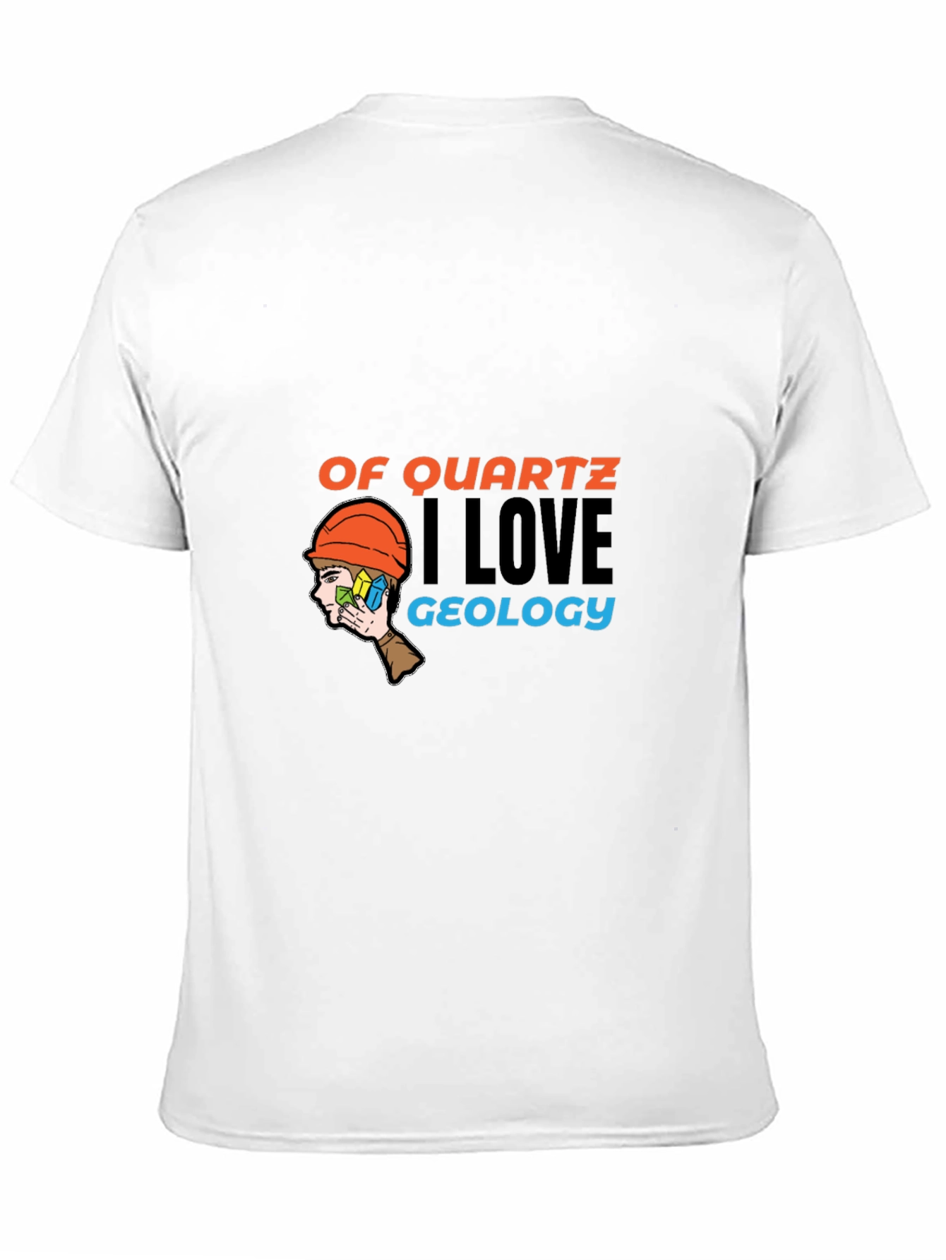 Black Geology Lover T-Shirt - Of Quartz I Love Geology Tee view 11
