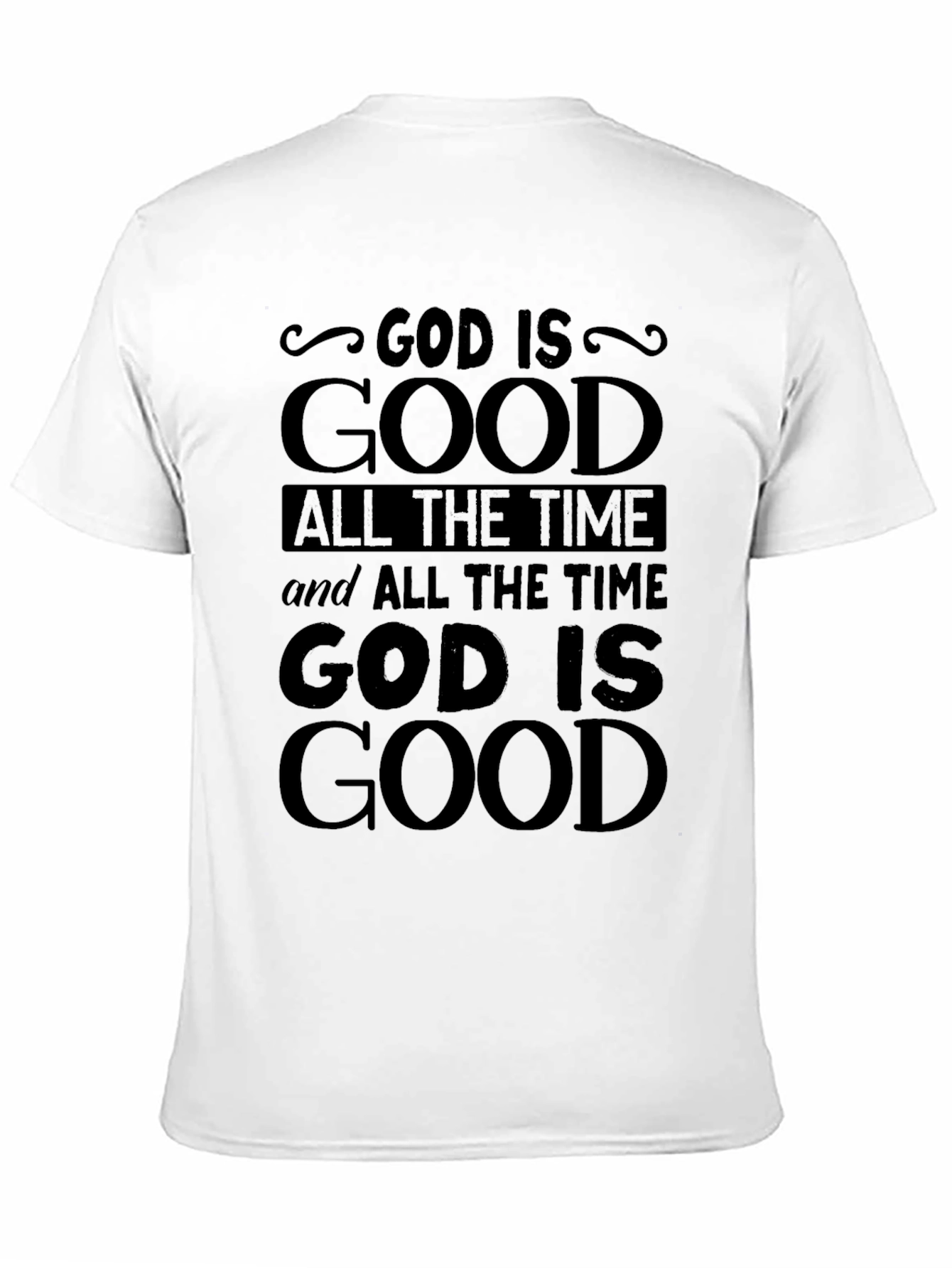 Black God Is Good Graphic Tee - Religious T-Shirt view 11
