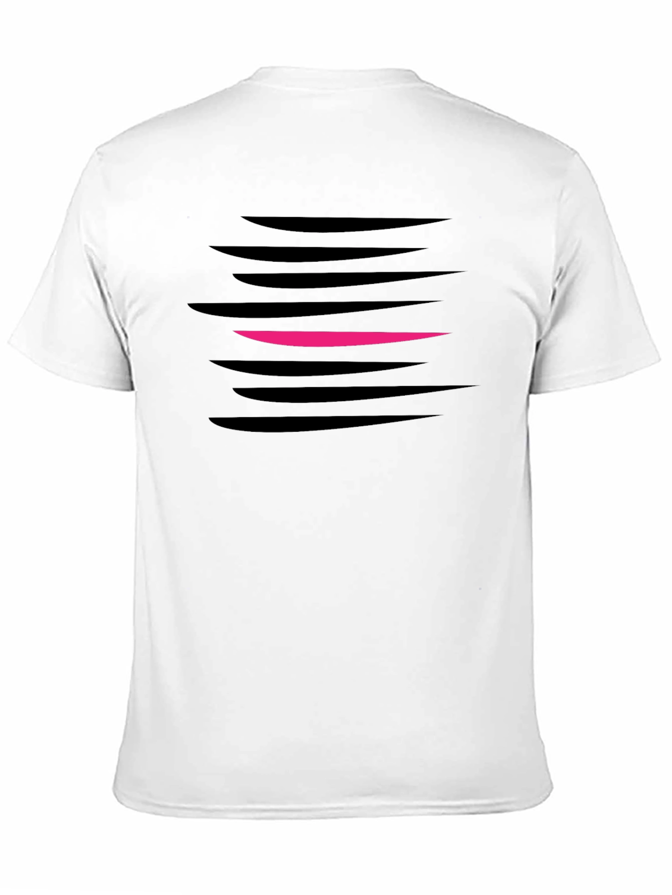 Black Abstract Graphic T-Shirt - Modern Men's Tee view 11