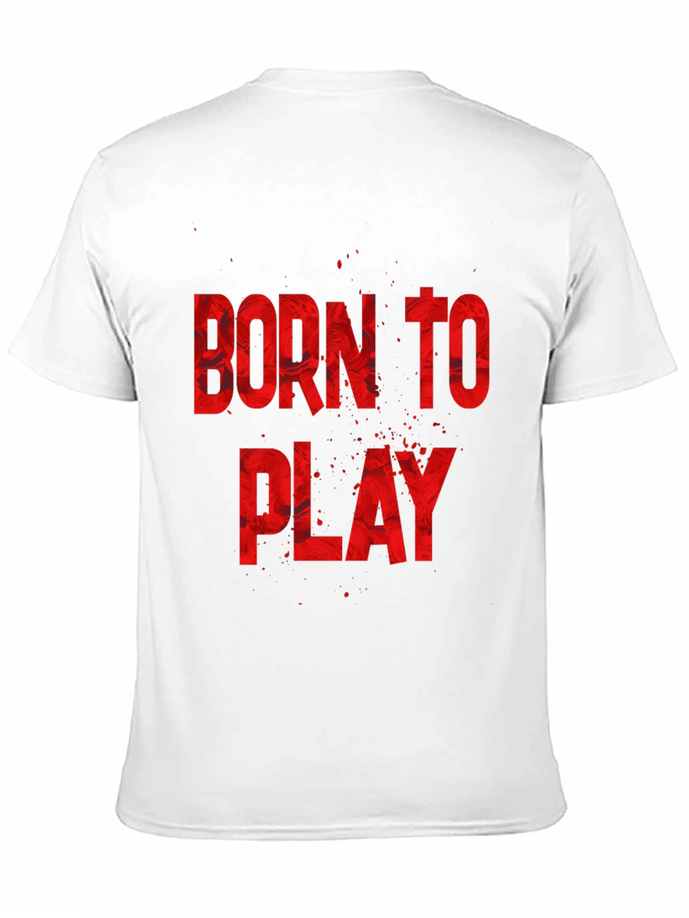 Black Born to Play Graphic Tee view 11