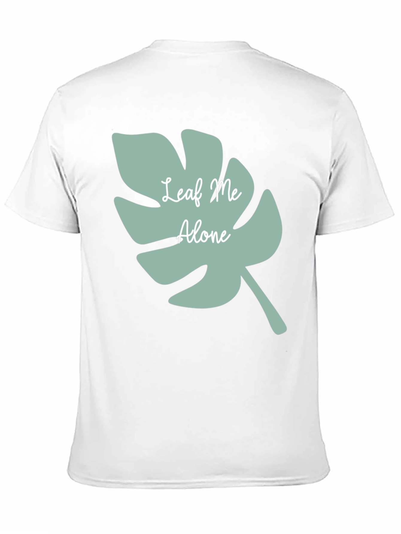 Black Leaf Me Alone T-Shirt - Comfy Casual Tee view 11