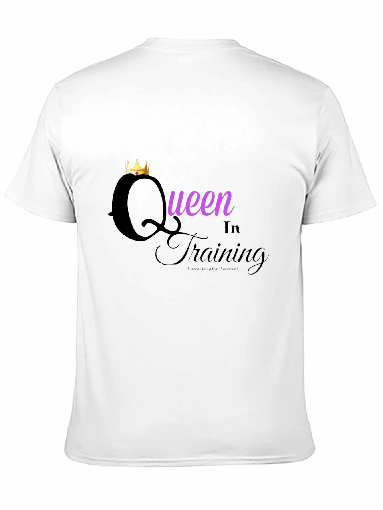 Black Queen in Training Graphic Tee - Black view 11