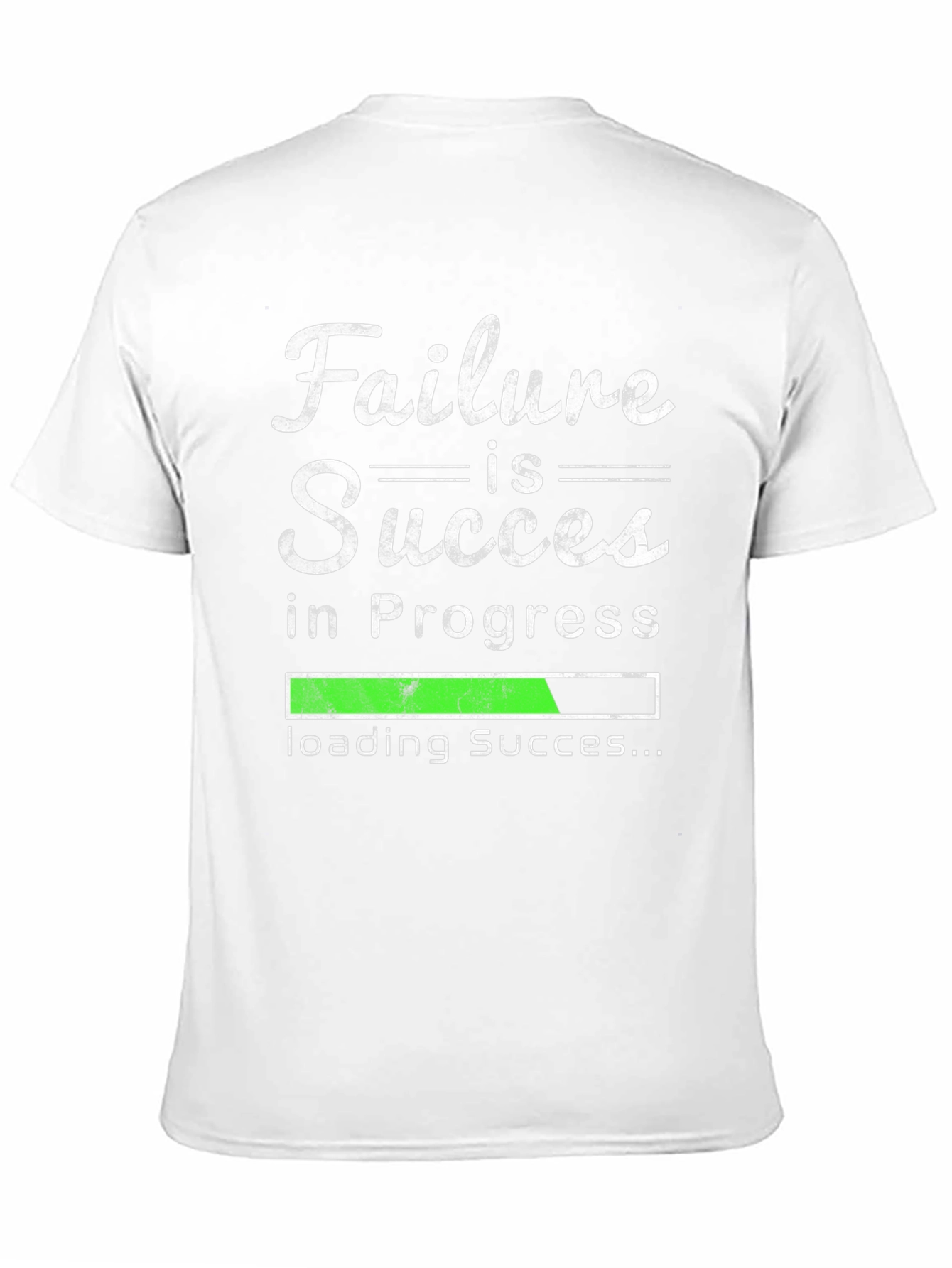 Black Failure is Success in Progress T-Shirt view 11