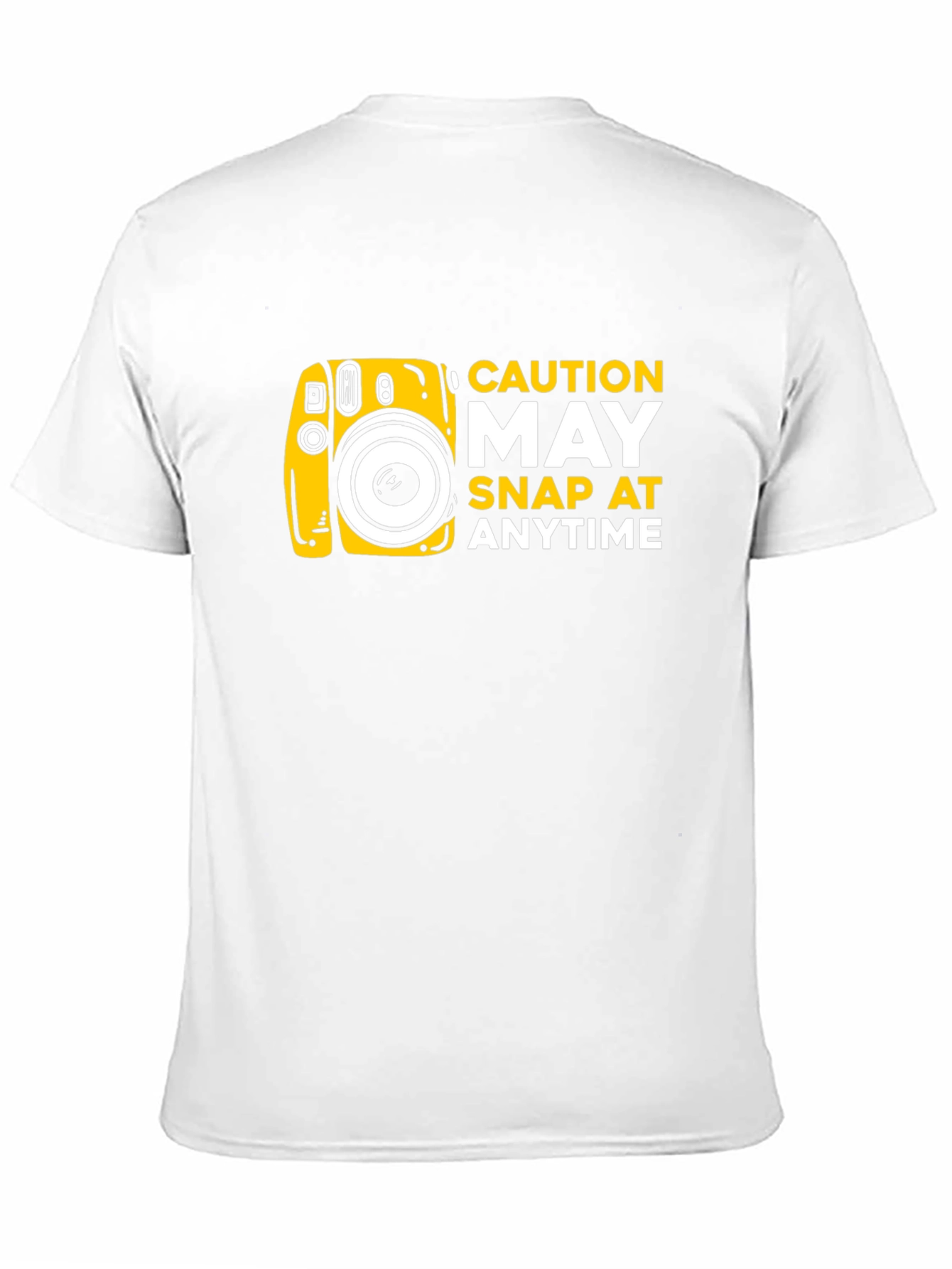 Black Caution May Snap At Anytime T-Shirt view 11