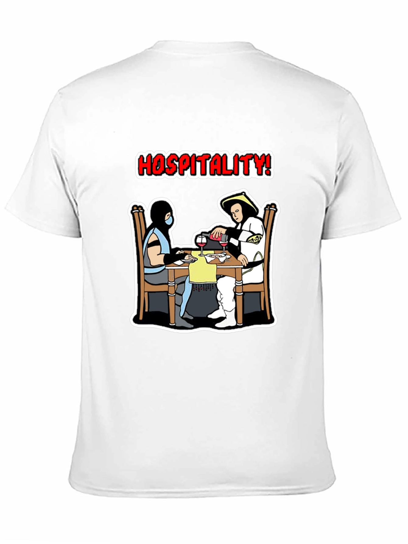 Black Hospitality Mortal Kombat T-Shirt view 11
