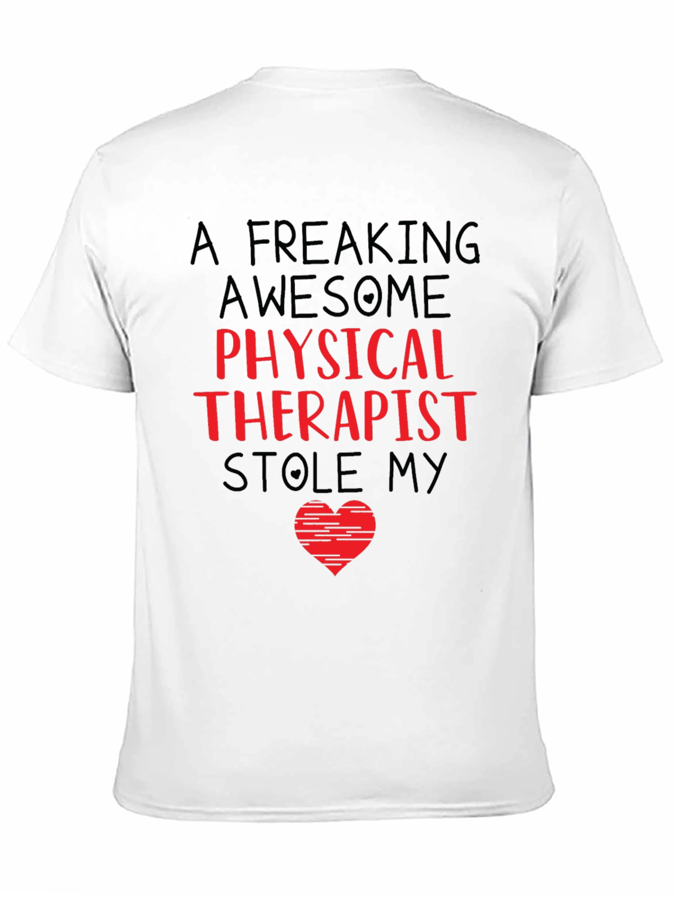 Black Awesome Physical Therapist Graphic Tee view 11