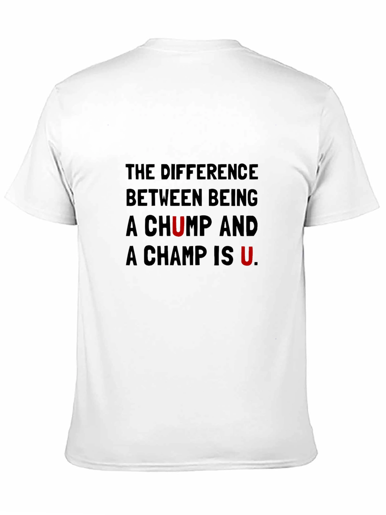 Black U Make the Difference Graphic Tee view 11