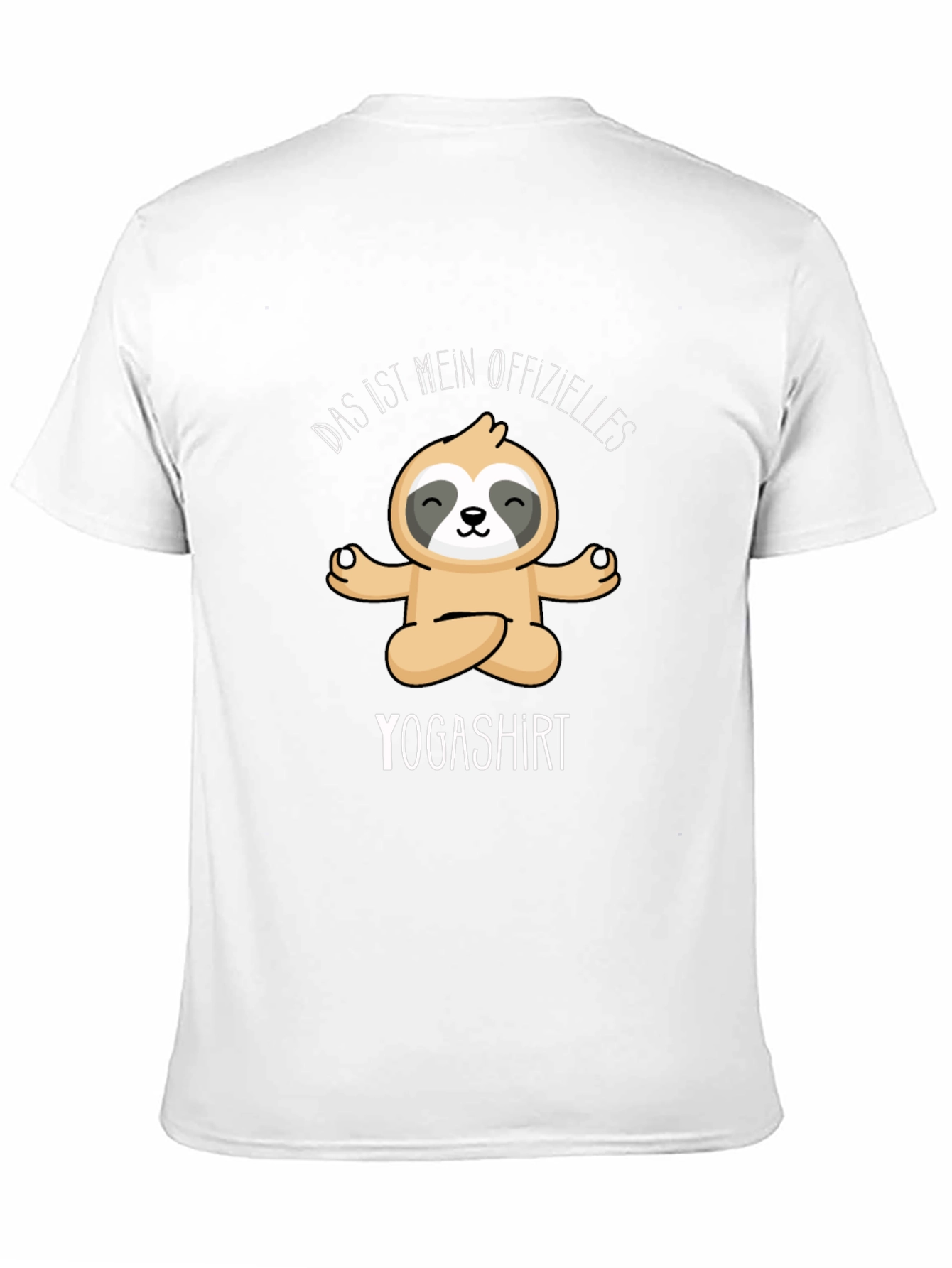 Black Sloth Yoga Shirt - Das Ist Mein Offizielles Yogashirt T-Shirt view 11