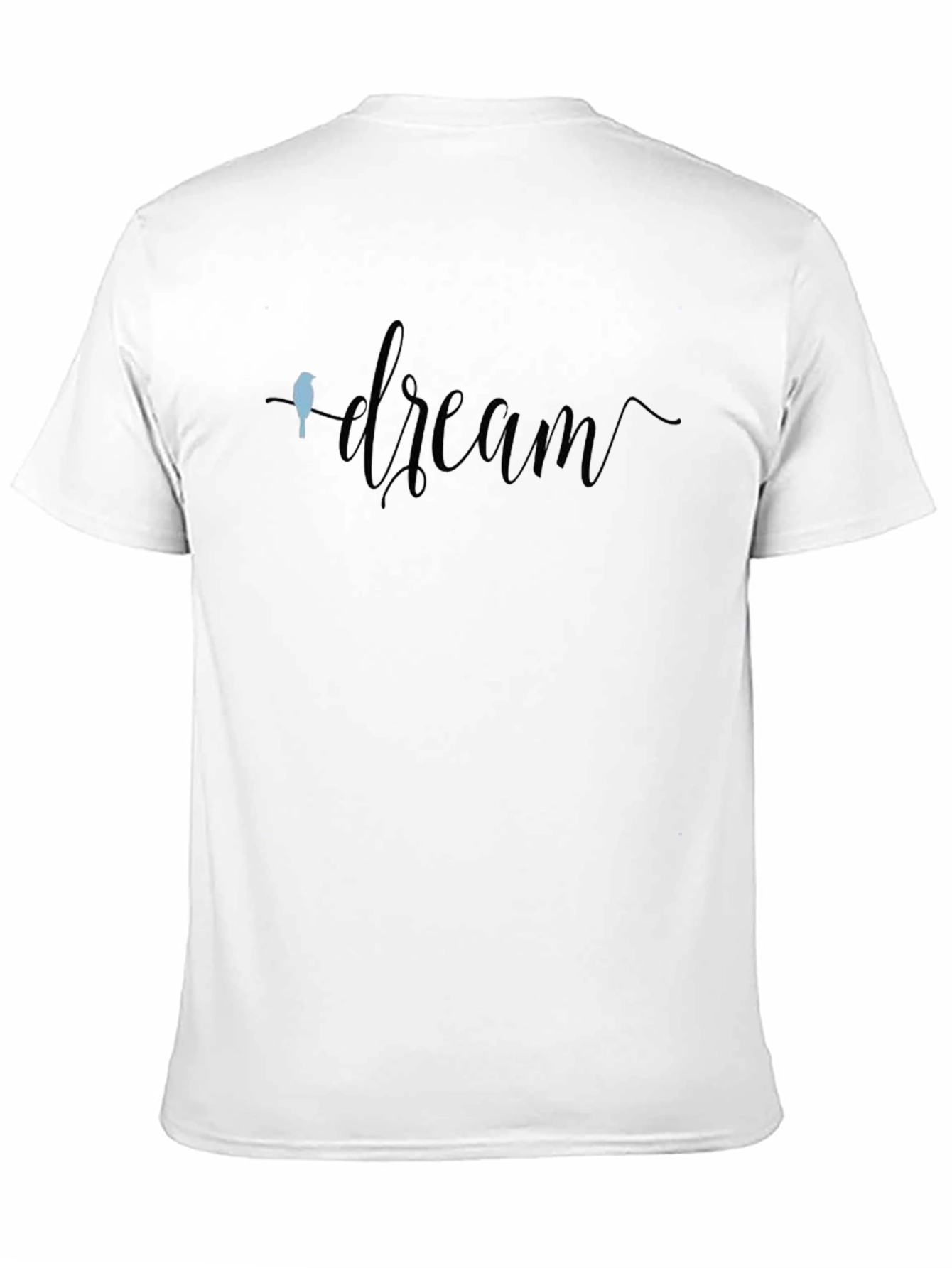 Black Dream Script Graphic Tee - Soft Cotton Blend view 11