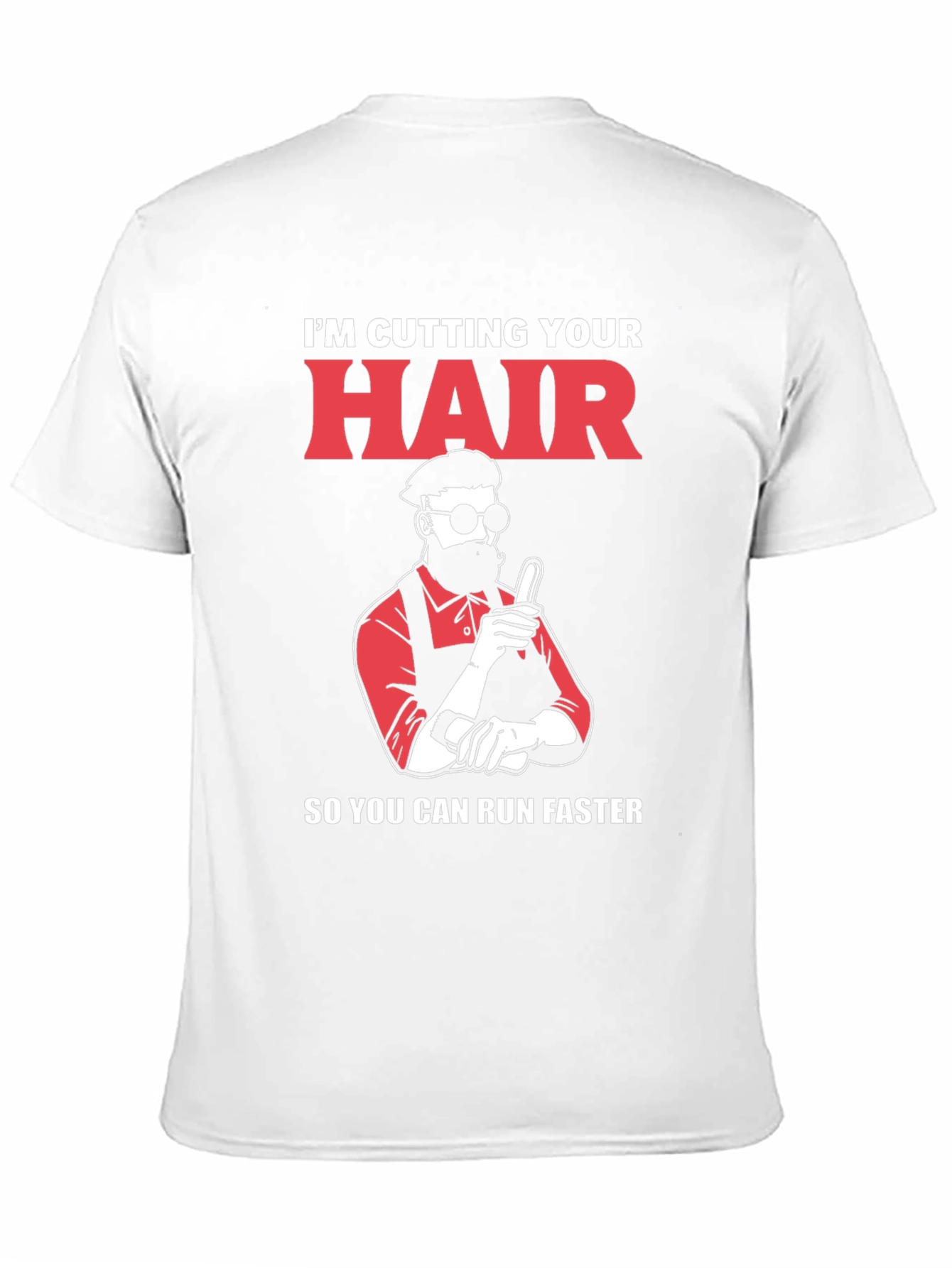 Black I'm Cutting Your Hair T-Shirt view 11