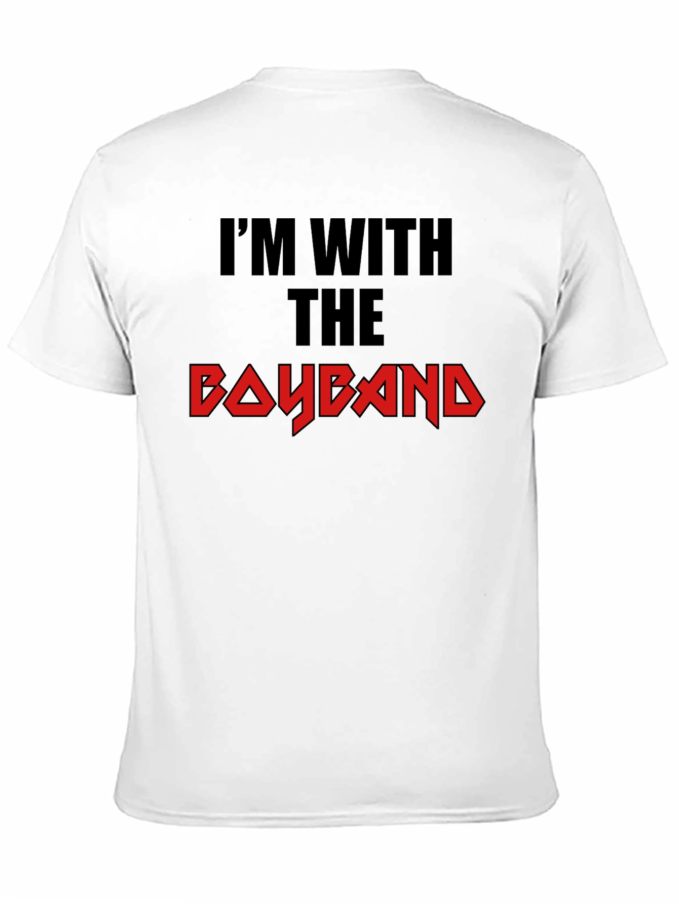 Black I'm With The Boyband Black Graphic Tee view 11