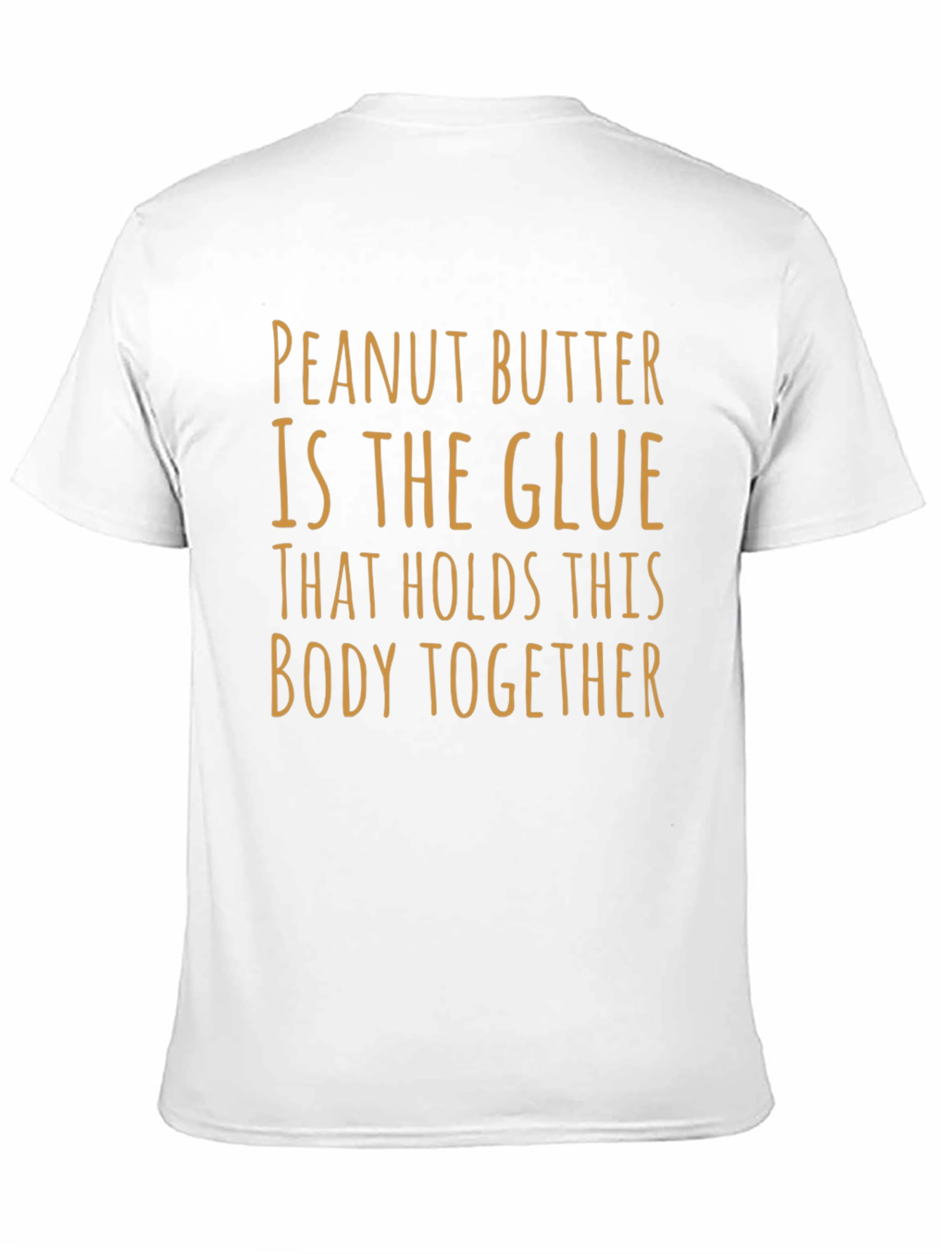 Black Peanut Butter Glue Body Together Graphic Tee view 11