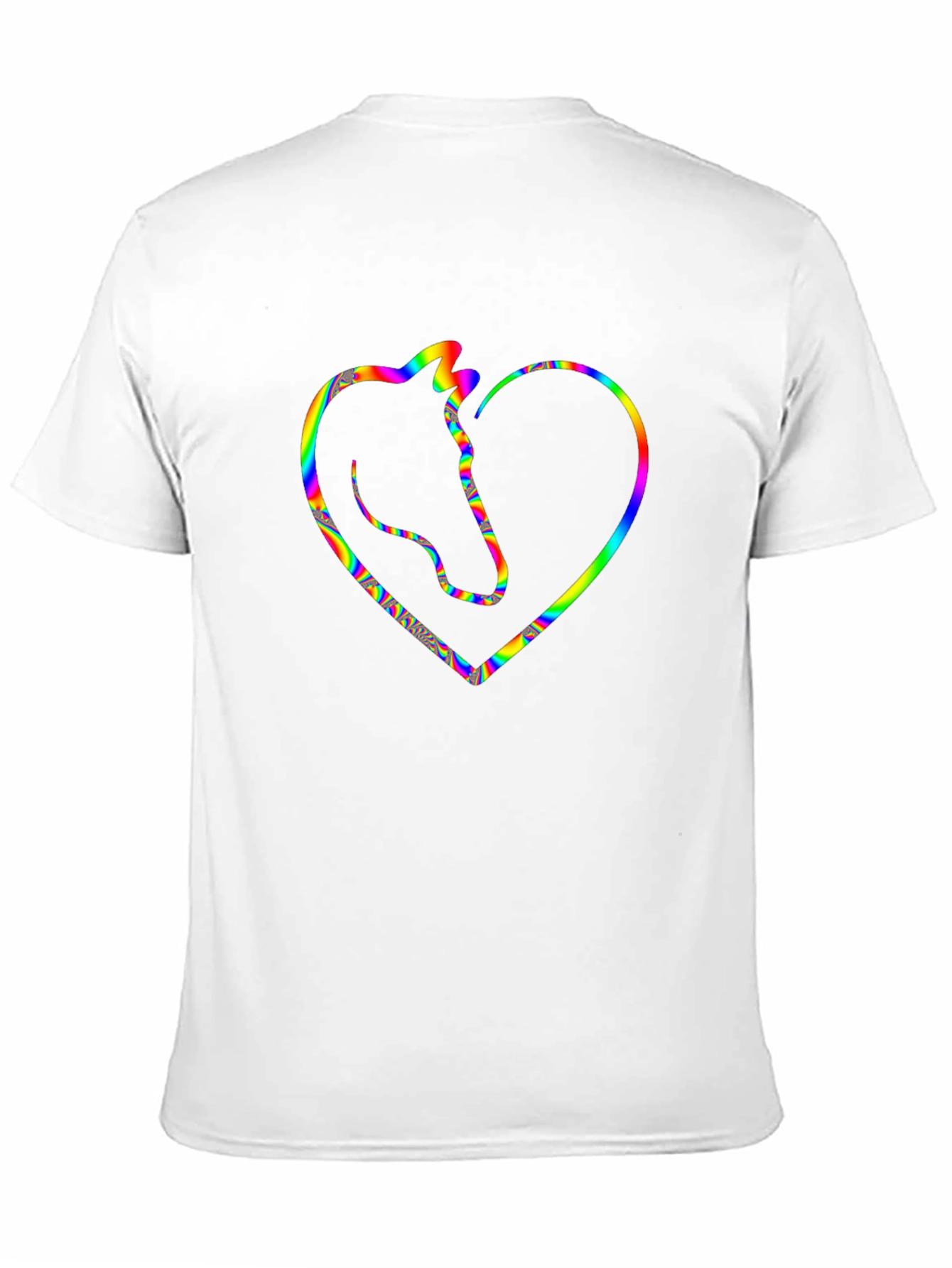 Black Horse Love Heart Graphic Tee view 11