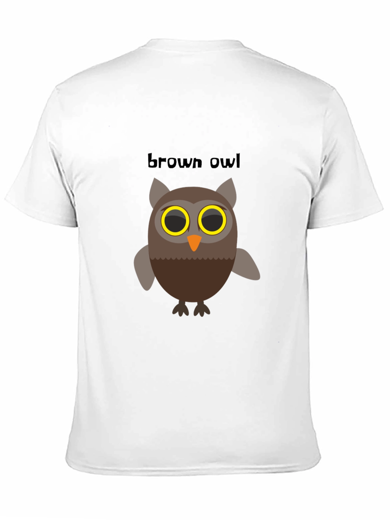 Black Brown Owl Graphic Tee - Men's Black T-Shirt view 11