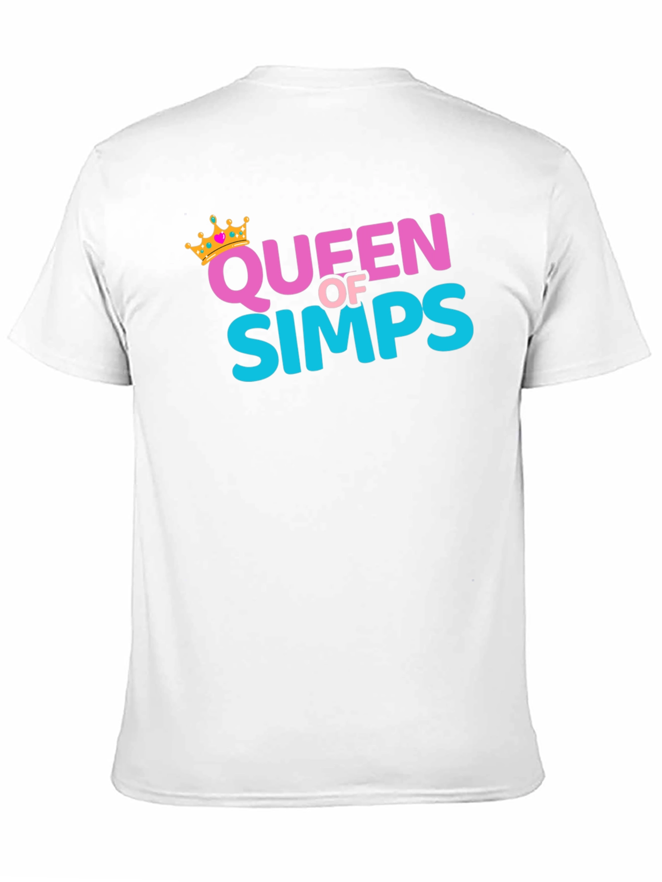 Black Queen Of Simps Black T-Shirt view 11