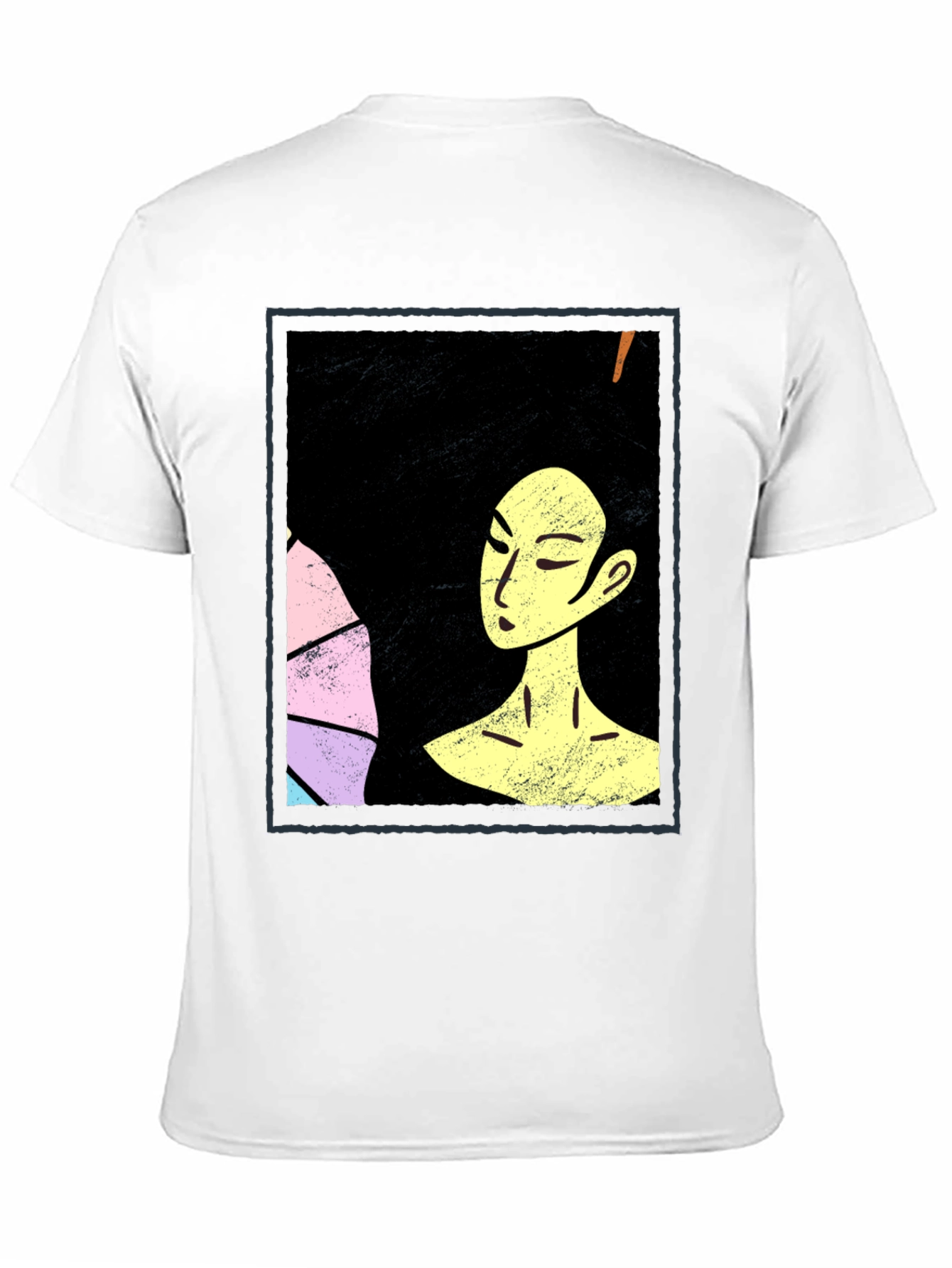 Black Artistic Afro Woman Graphic Tee view 11