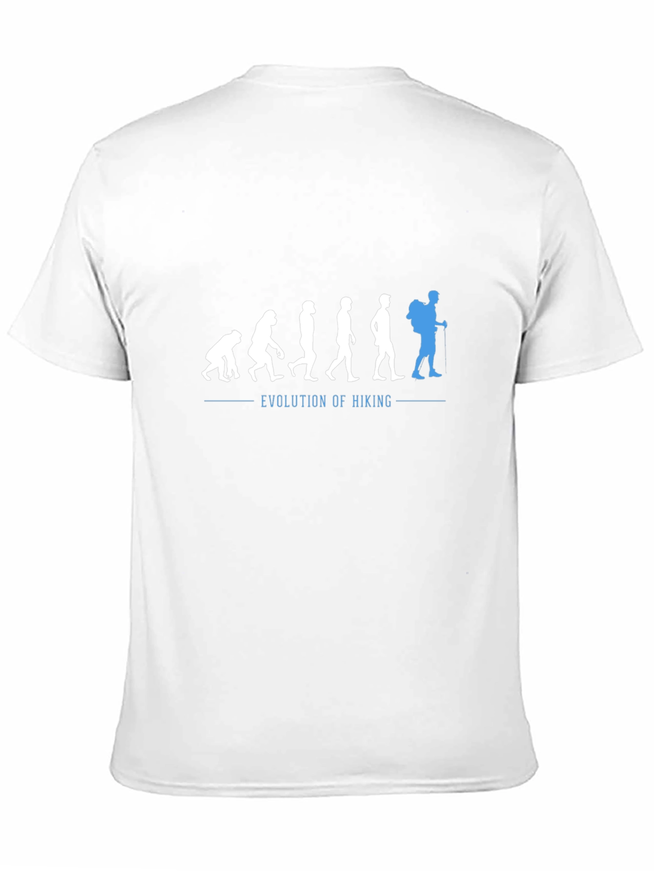 Black Evolution of Hiking Graphic Tee view 11