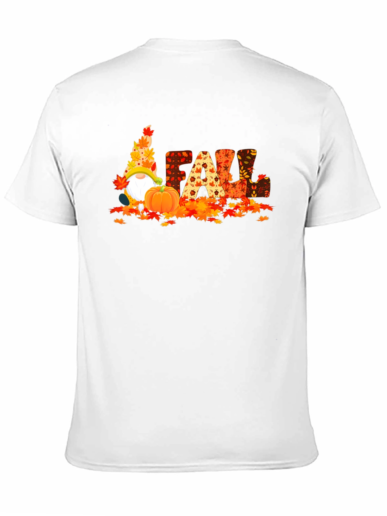 Black Fall Gnomes Graphic Tee - Autumn Harvest Shirt view 11