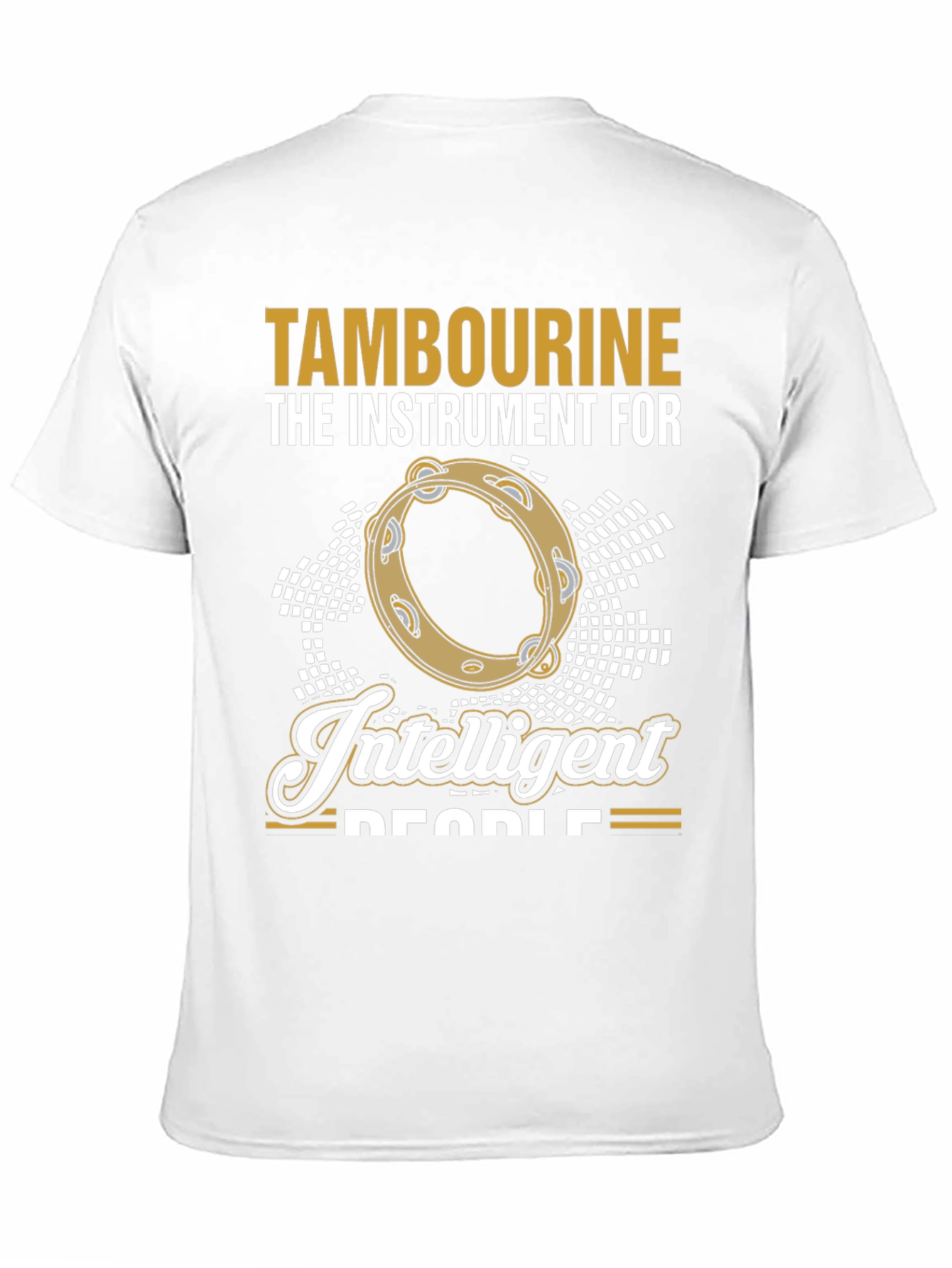 Black Tambourine Intelligent People T-Shirt view 11