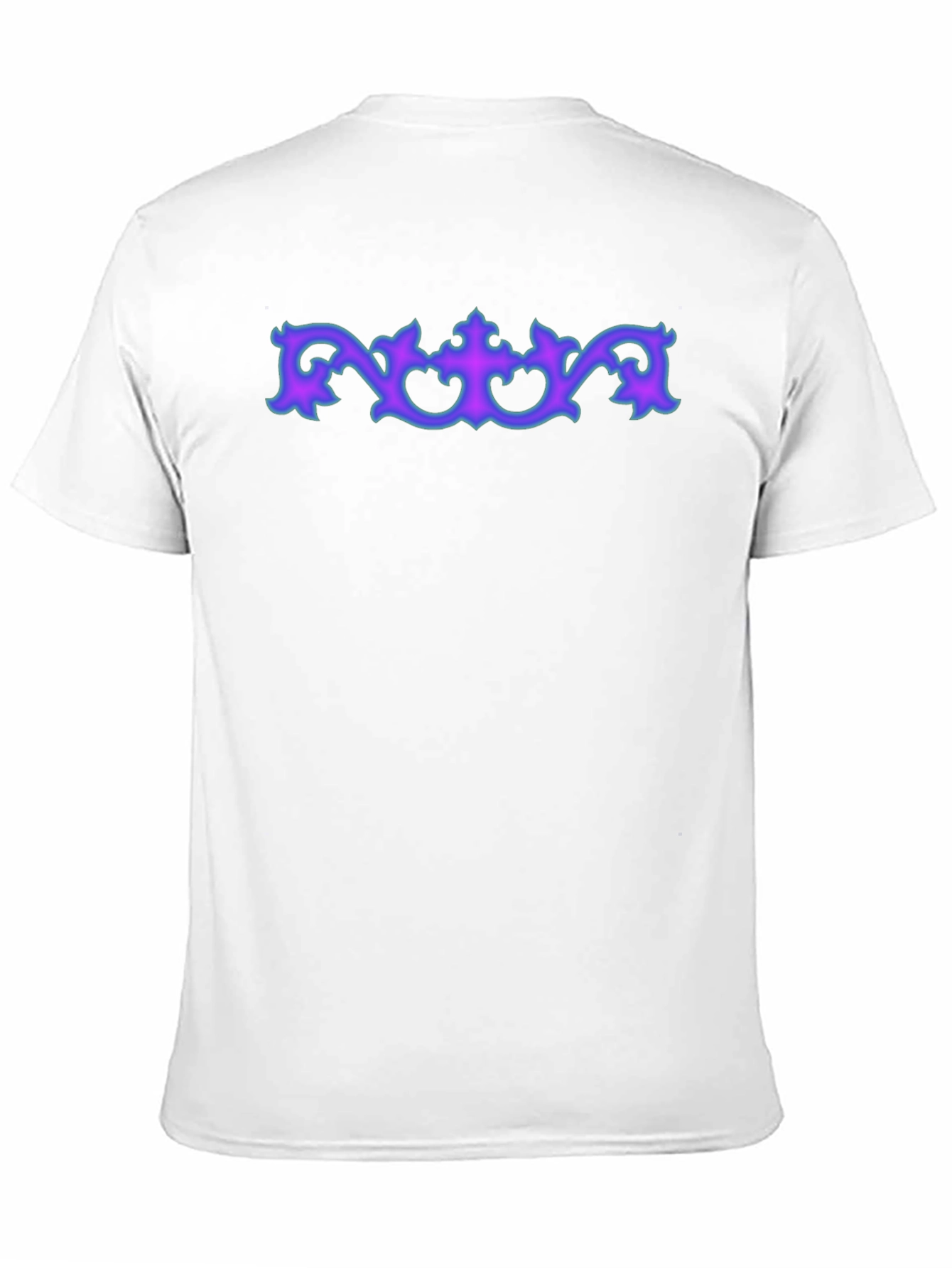 Ornate Accent Graphic Tee - Soft Black Cotton - 11