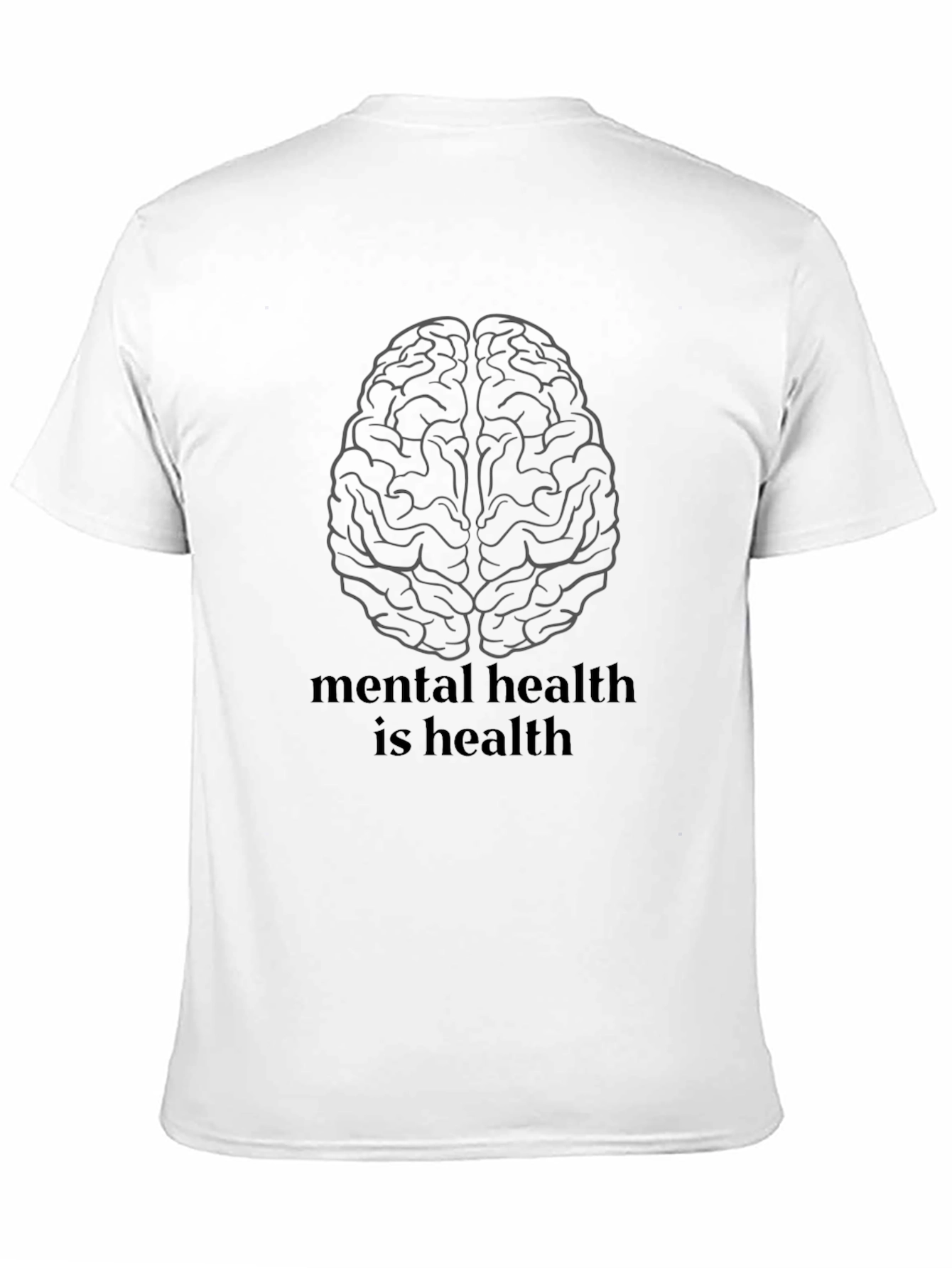 Black Mental Health is Health T-Shirt - Unisex Black Tee view 11