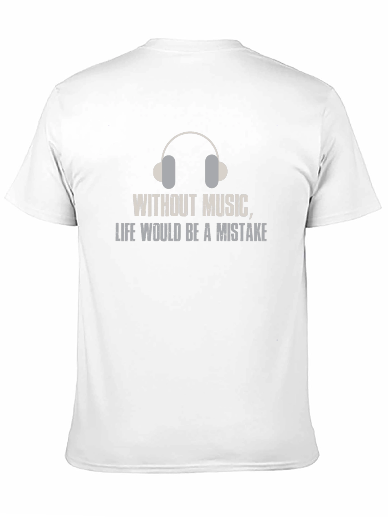 Black Music Lover T-Shirt: Life Without Music is a Mistake view 11