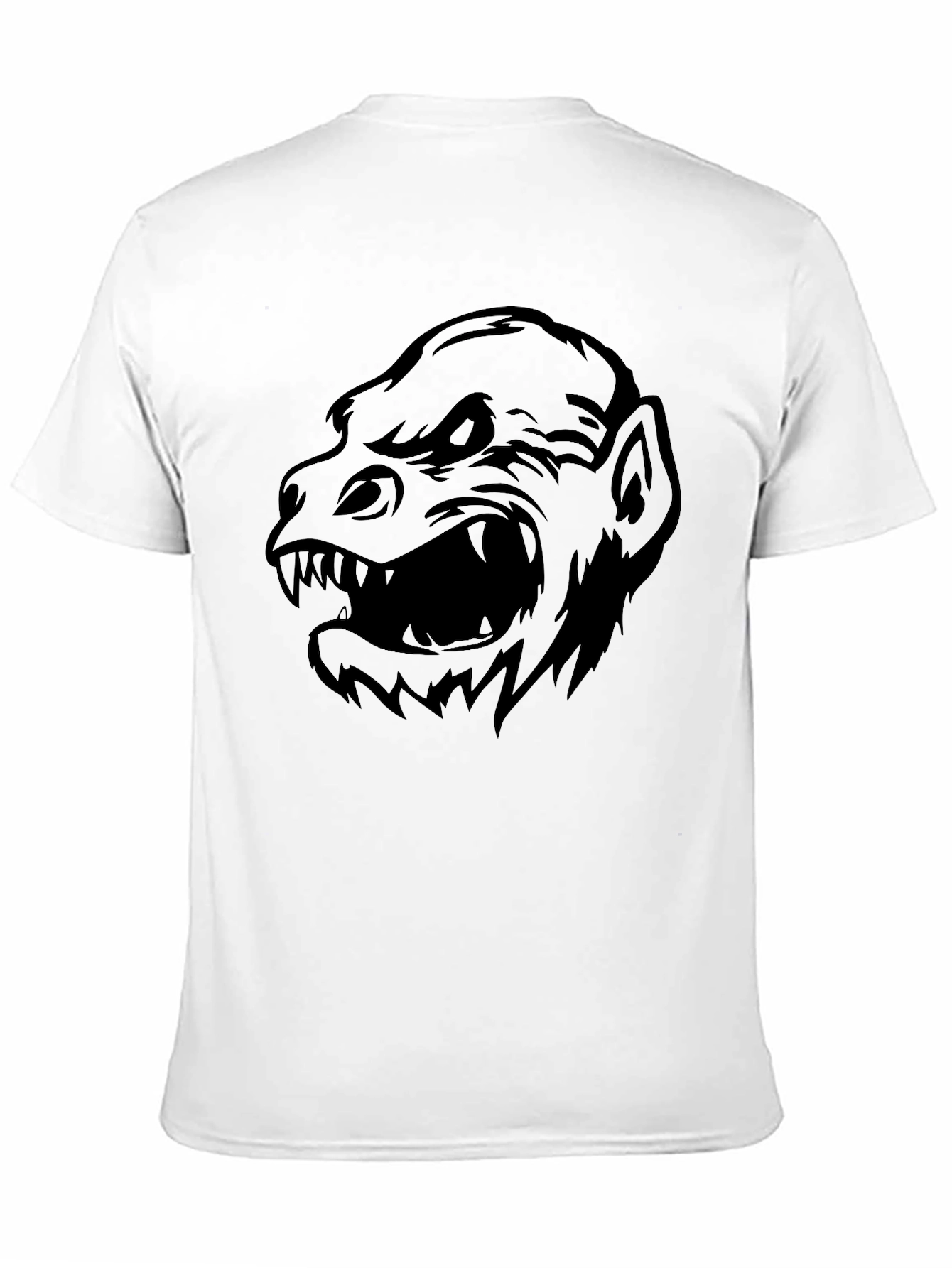 Black Monster Graphic Tee - Men's Black T-Shirt view 11