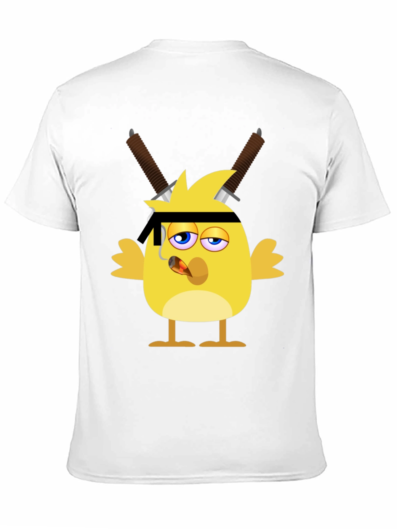 Black Ninja Chick Graphic T-Shirt - Black view 11