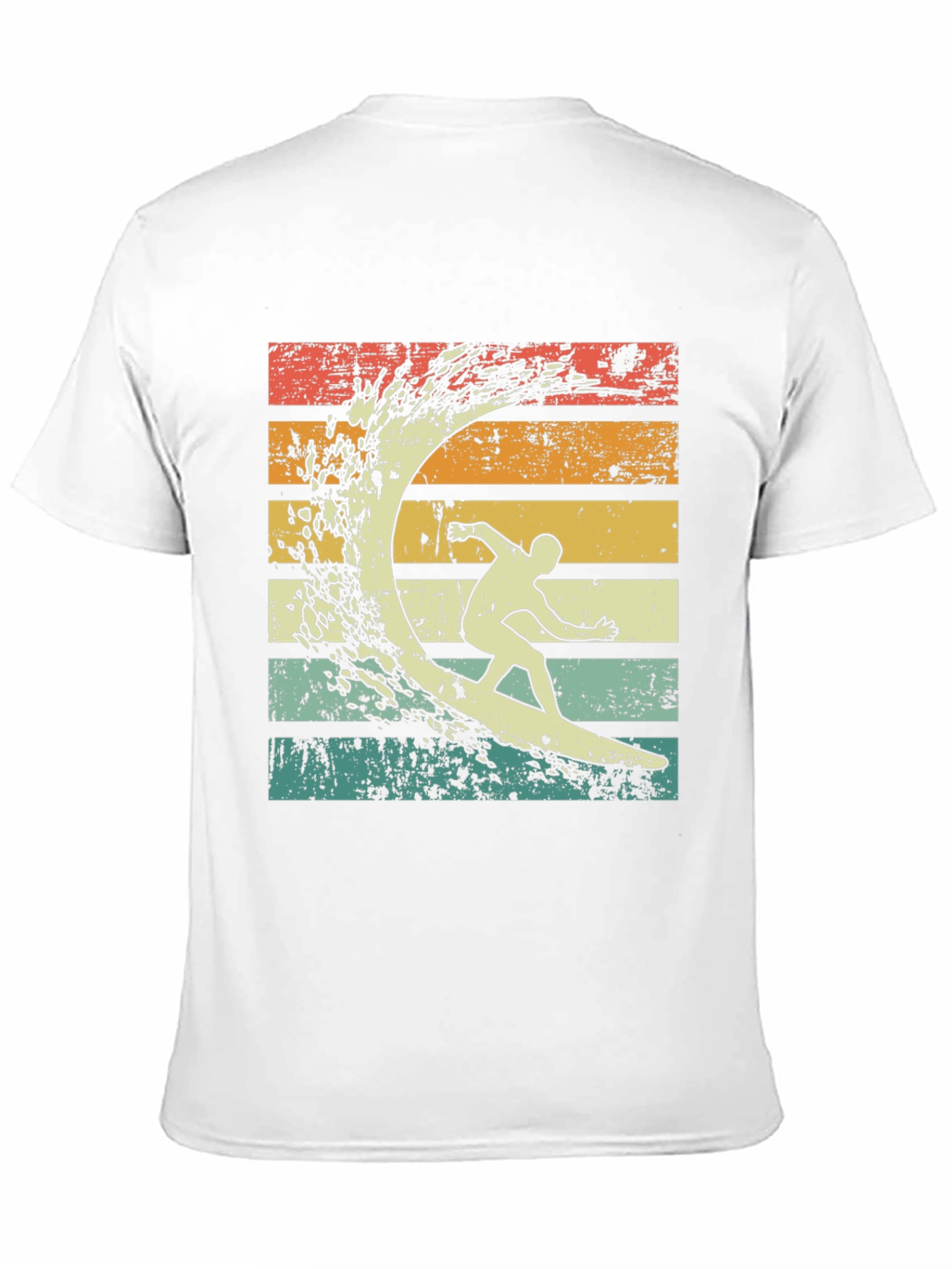 Black Retro Surfer Graphic Tee - Black view 11